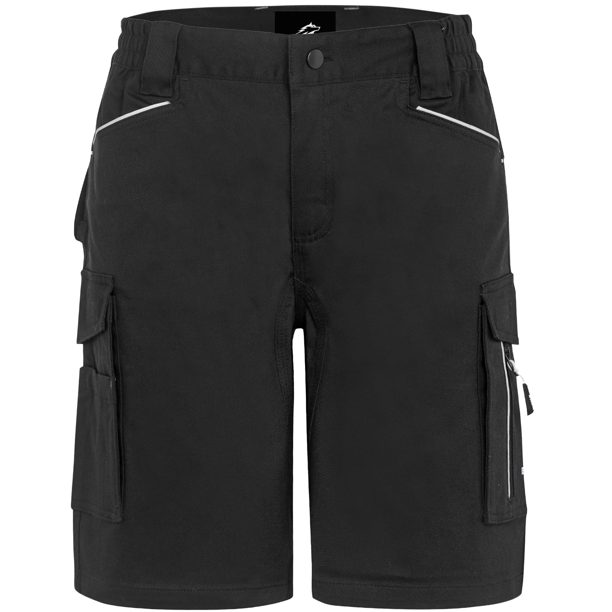 BWOLF Daytona Arbeitsshorts Stretch, Arbeitshosen Männer Kurze, Arbeitshose Herren mit vielen Taschen L Schwarz Angebot bei HelloDeals