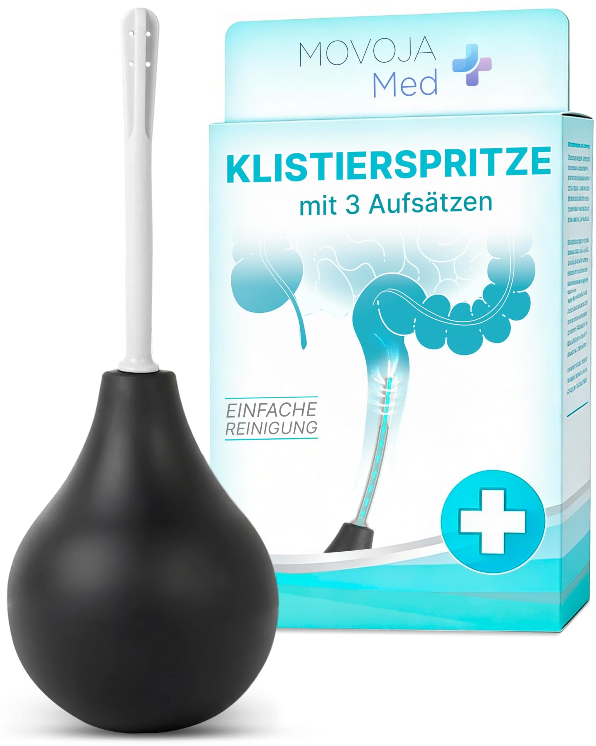 MED Rektalspülung Klistierball inkl. 3 Aufsätze I 225ml aus Medizinischem Silikon I Klistierspritzen Enema Kit Analdusche Klistierspritze Intimdusche I Anaal Duschsche Analreiniger Frau & Mann Angebot bei HelloDeals