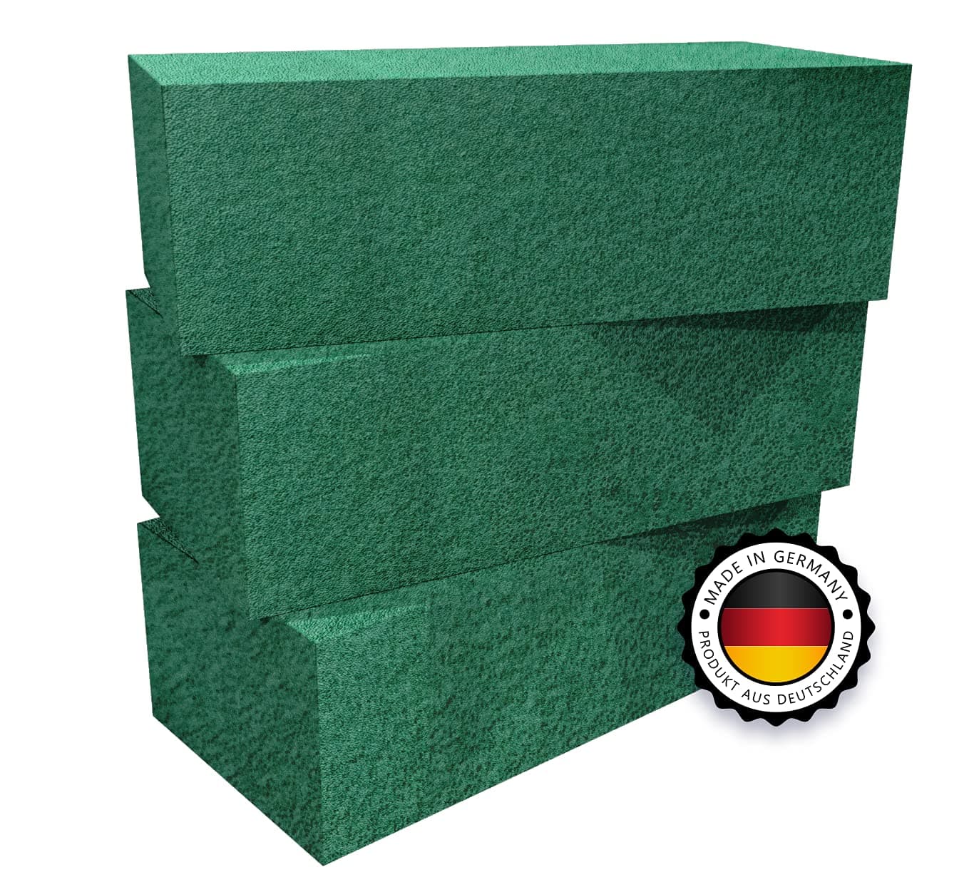 ELES VIDA DAS ORIGINAL Blumensteckschaum - Nasssteckschaum Set 23 x 11 x 7,5 cm Steckmoos, Steckmasse, Steckziegel für Blumengestecke - Steckschwamm, Basteln, Feiern - DEUTSCHE HERSTELLUNG Angebot bei HelloDeals