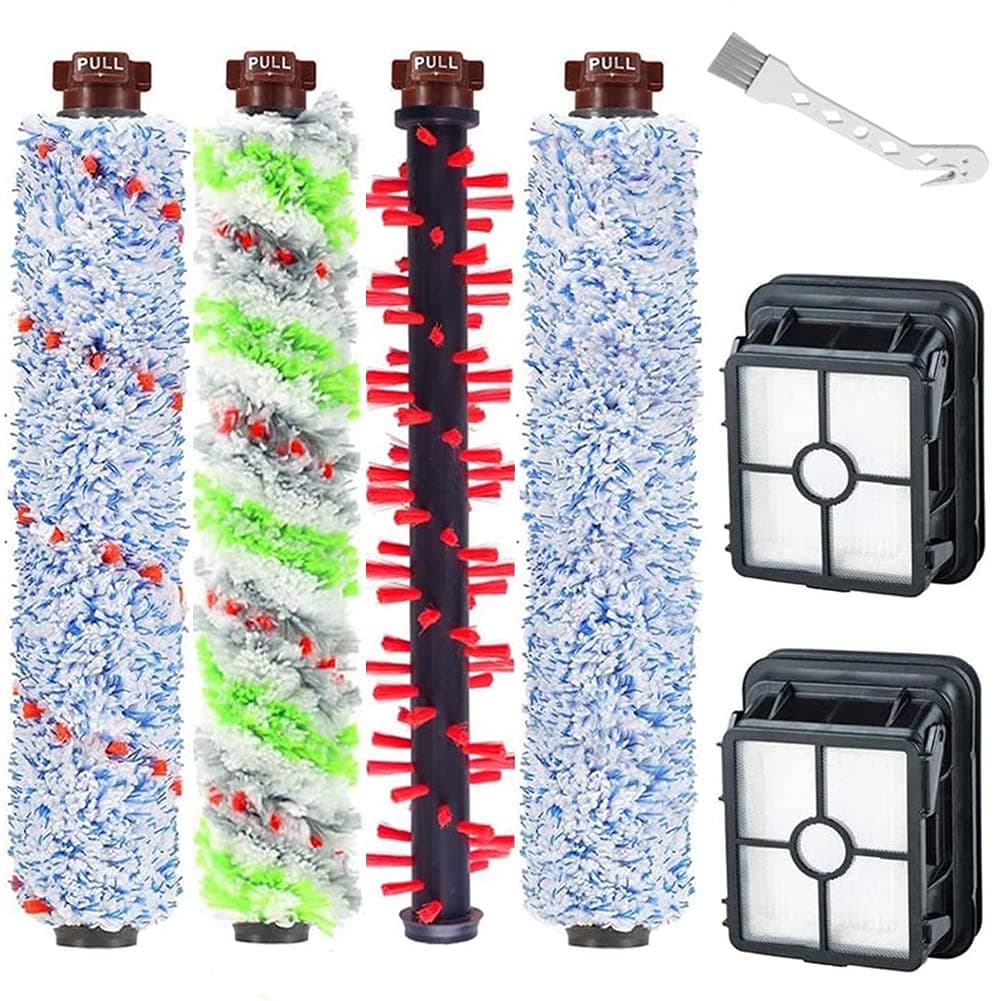 Ytaland Zubehör für Bissell Crosswave 3-In-1,1 Mehrzweck-Hauptbürste + 1 Teppichbürste + 1 Haustier-Rollbürste +1 Bodenbürste + 2 Filter,für Bissell CrossWave 1866 1785 2052 1713 2225 Staubsauger Angebot bei HelloDeals