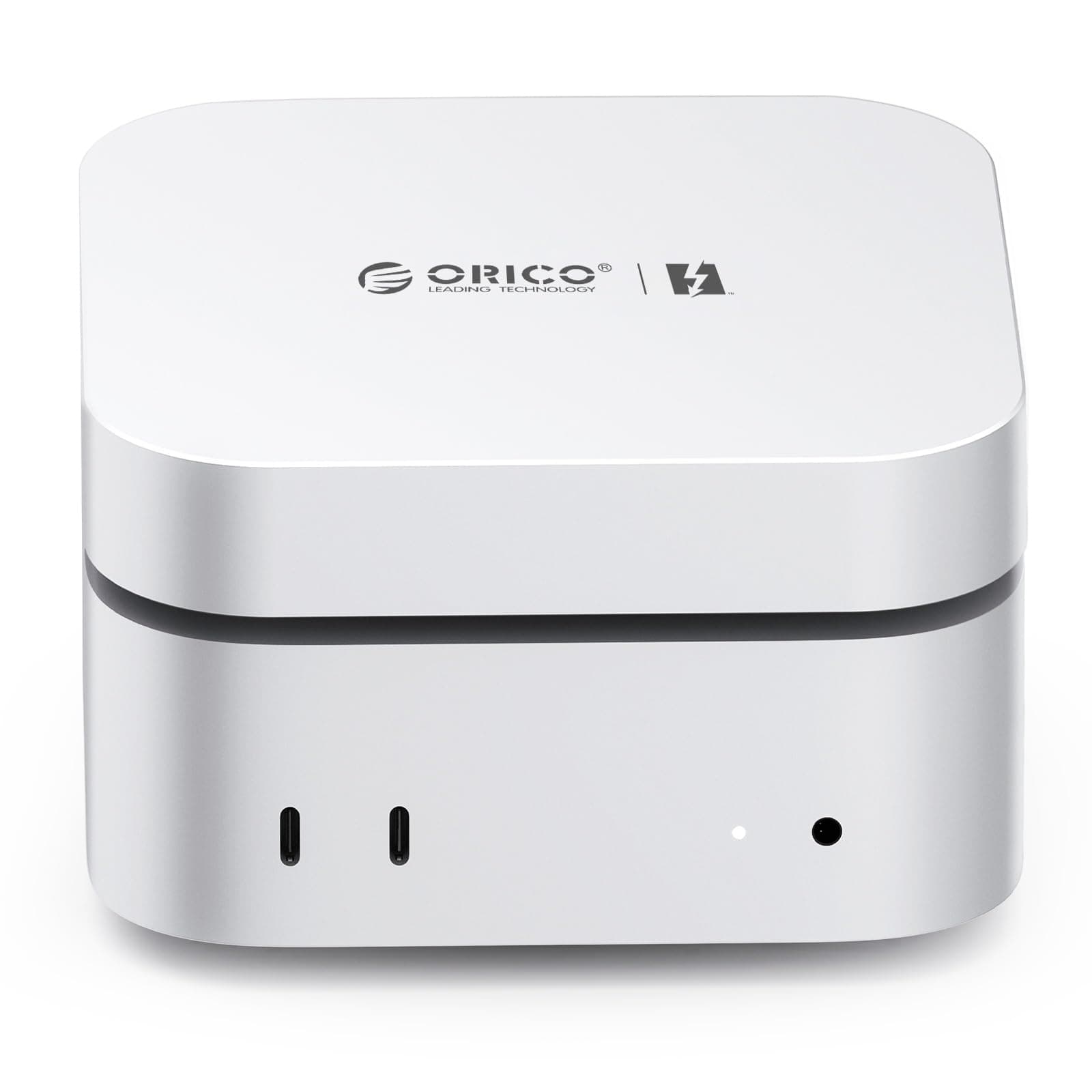 ORICO MiniMate 1TB Extreme SSD, 80Gbps Portable SSD passend für Mac mini M4/M4 Pro Kompatibel mit Thunderbolt 5/4/USB4, Aluminiumlegierung, Silber M4T5 Angebot bei HelloDeals
