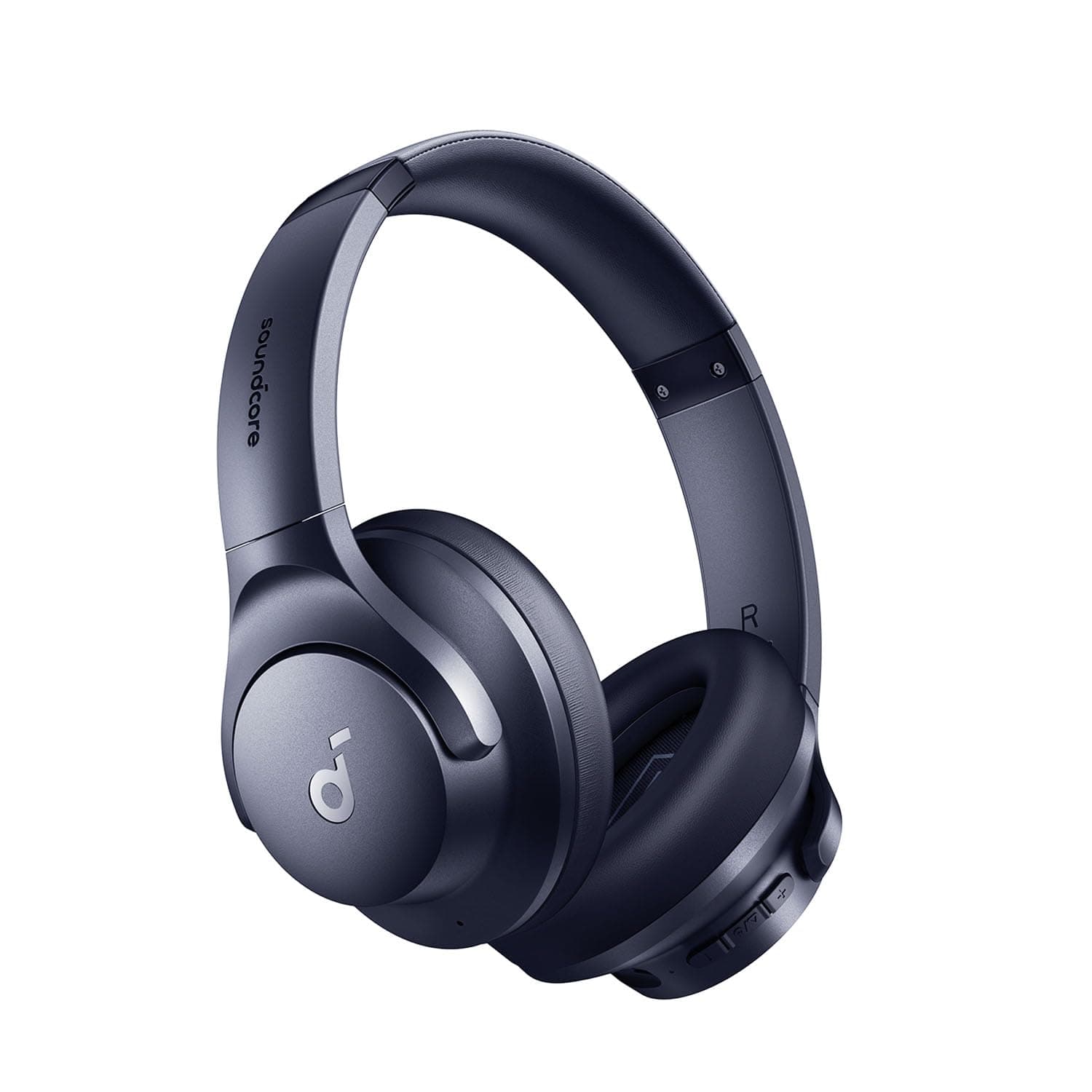 soundcore by Anker Q20i kabelloser Bluetooth Over-Ear-Kopfhörer mit Hybrid Active Noise Cancelling, 40h Spielzeit im ANC-Modus, Hi-Res Audio, tiefer Bass, Personalisierung per App(Blau) Angebot bei HelloDeals