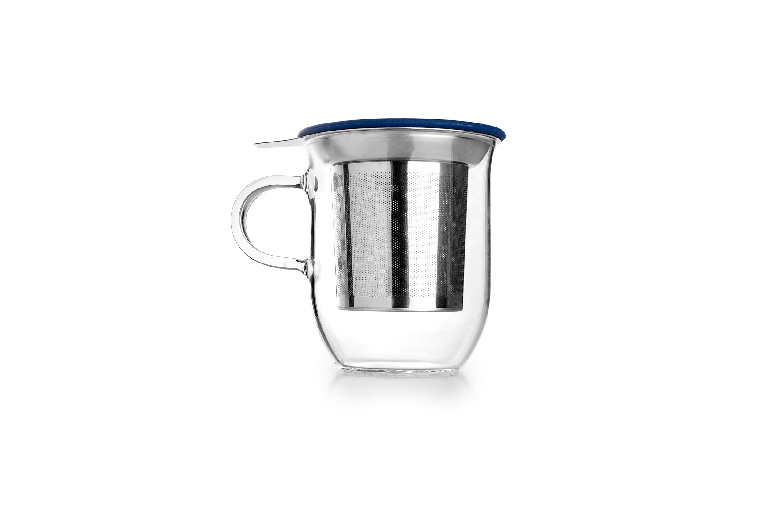 IBILI Teetasse mit Filter und Deckel, Borosilikat, 350 ml, Durchsichtig Angebot bei HelloDeals