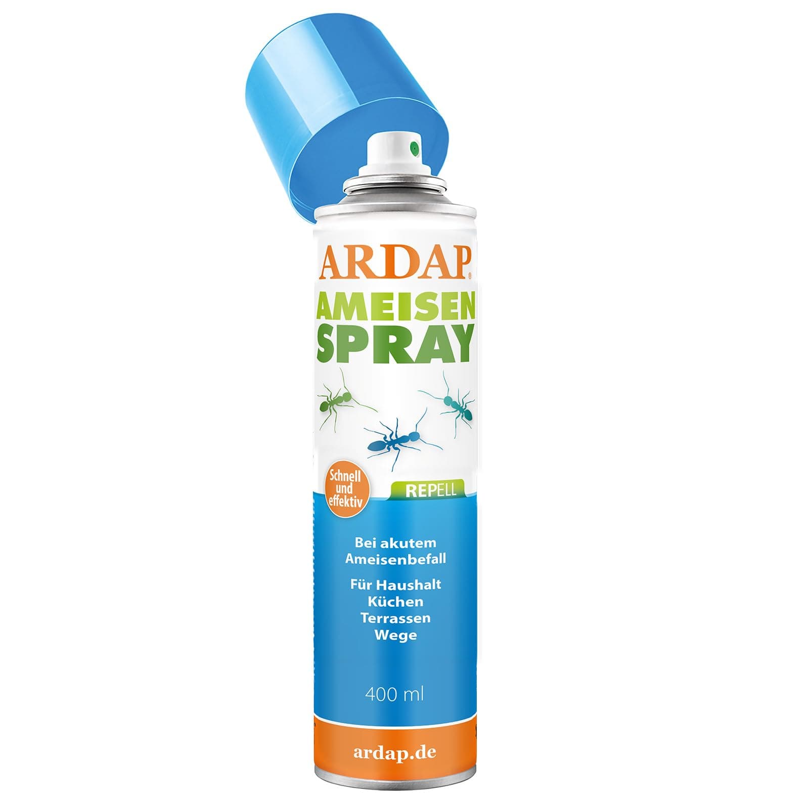 ARDAP Repell Ameisenspray 400ml - Ameisenspray außen & gegen Ameisen im Haus - Mittel gegen Ameisen - Ameisenmittel - Ameisen Spray bei akutem Ameisenbefall - Wirkt schnell & effektiv (PT19) Angebot bei HelloDeals