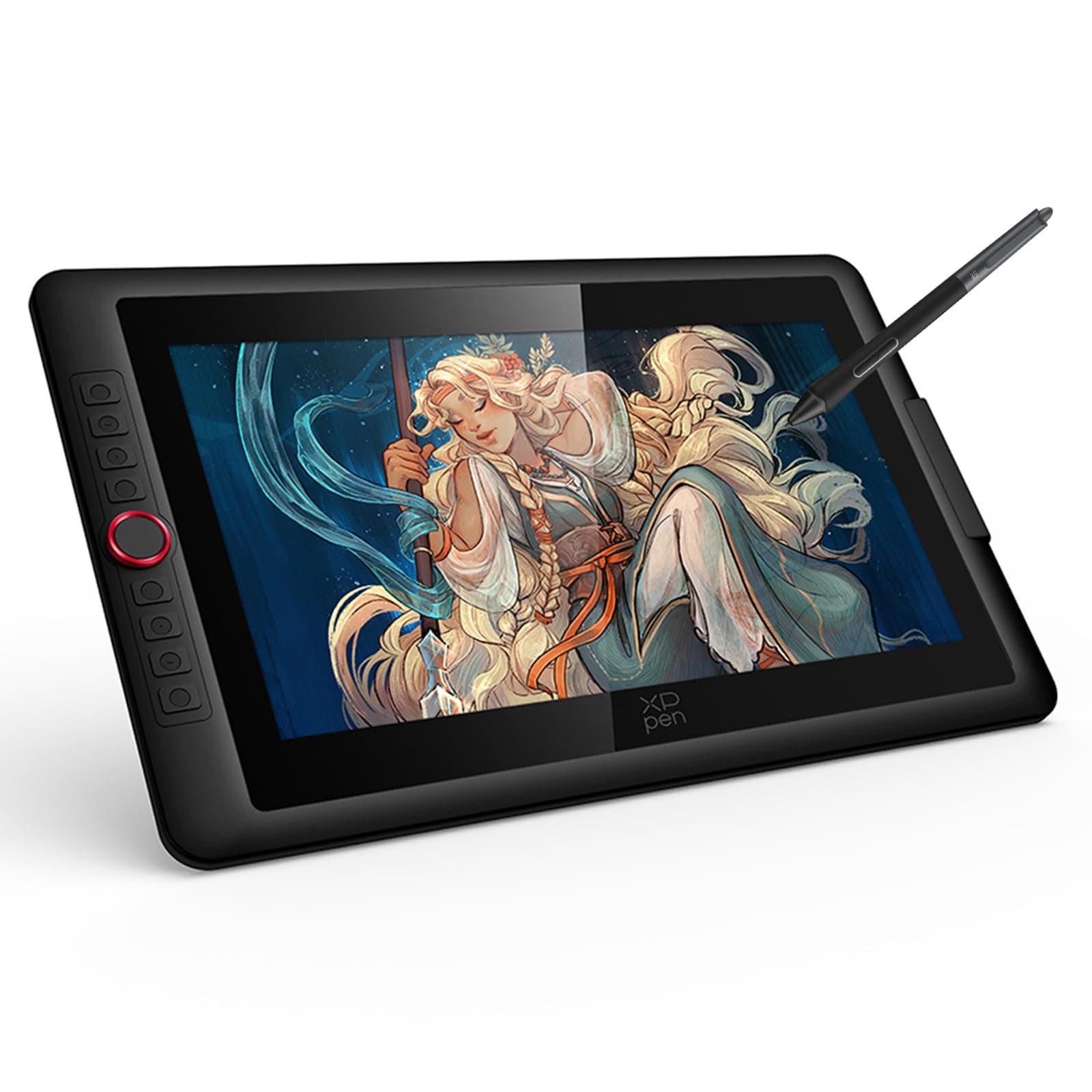 XPPen Artist 15.6 Pro V2 Grafiktablett mit Bildschirm, 16384 Druckstufen, 15,6 Zoll tragbares Grafikdisplay, 8 Shortcut-Tasten, kompatibel mit Windows Chrome OS MD160FH Angebot bei HelloDeals