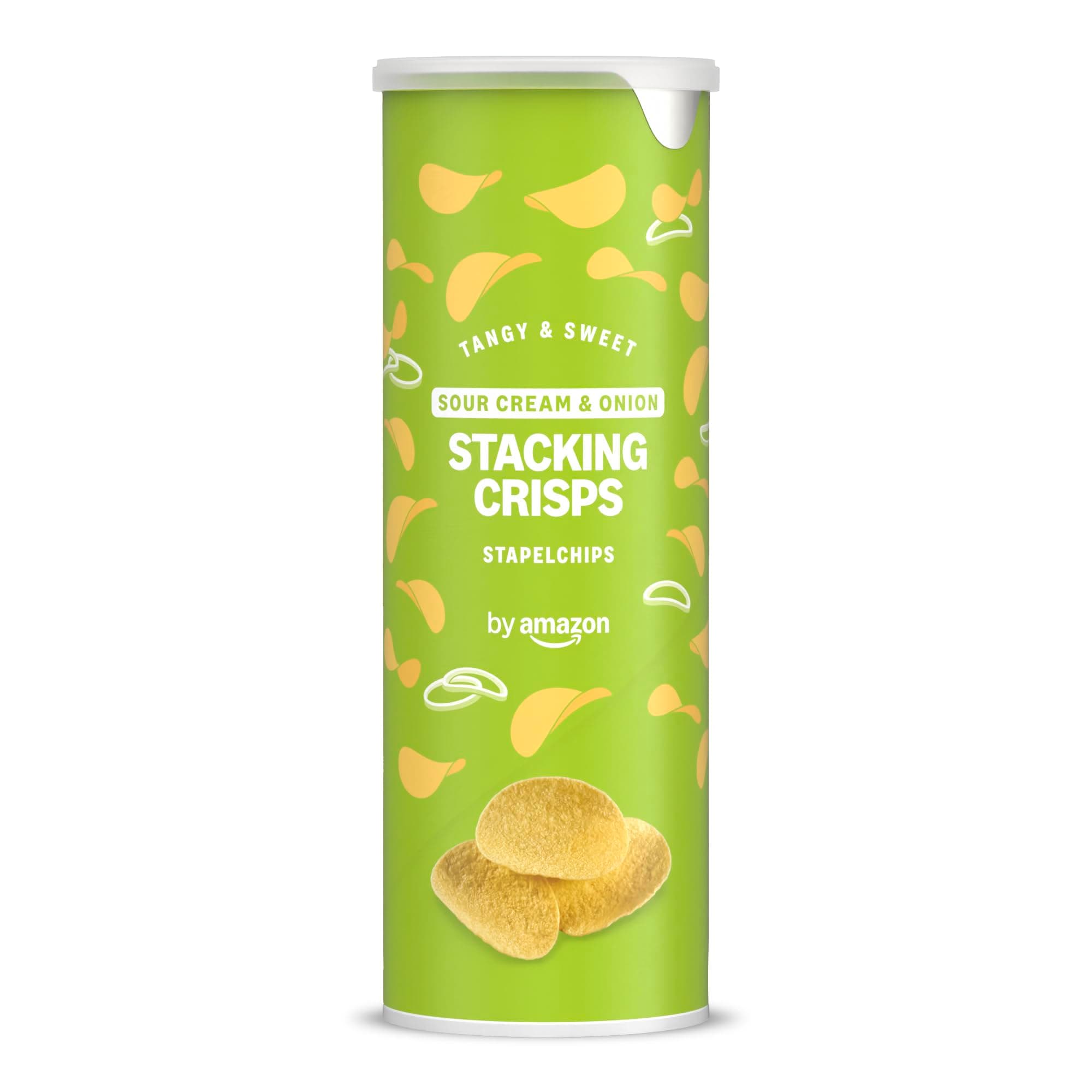 by Amazon Stapelchips Sour Cream & Onion, 175g Stapelchips Sour Cream & Onion 175 g (1er Pack) Angebot bei HelloDeals