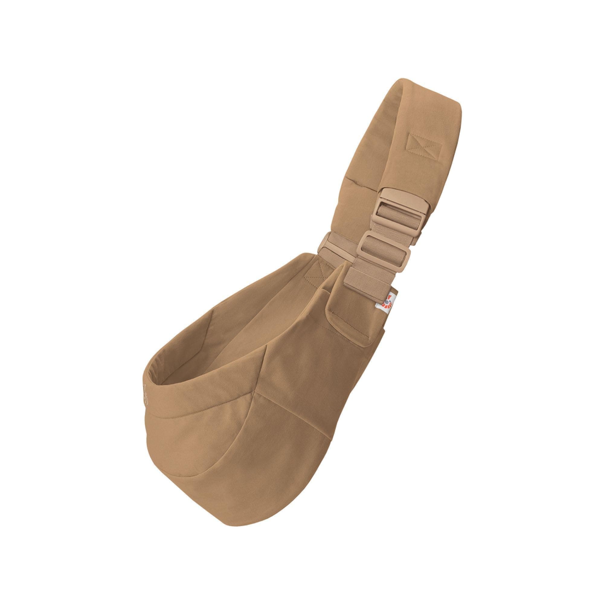 Ergobaby Upsie Sling Babyhüfttrage, Ergonomische Hüfttrage für Babys und Kleinkinder ab 6 Monaten (7,7-20,4 kg), spontanes Wechseln zwischen Laufen und Getragenwerden, Camel Angebot bei HelloDeals