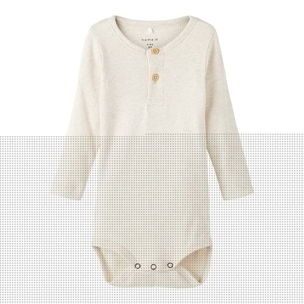 NAME IT Baby - Jungen Nbmkab Ls Body Noos Langarmbody (1er Pack) 80 Peyote Melange Angebot bei HelloDeals