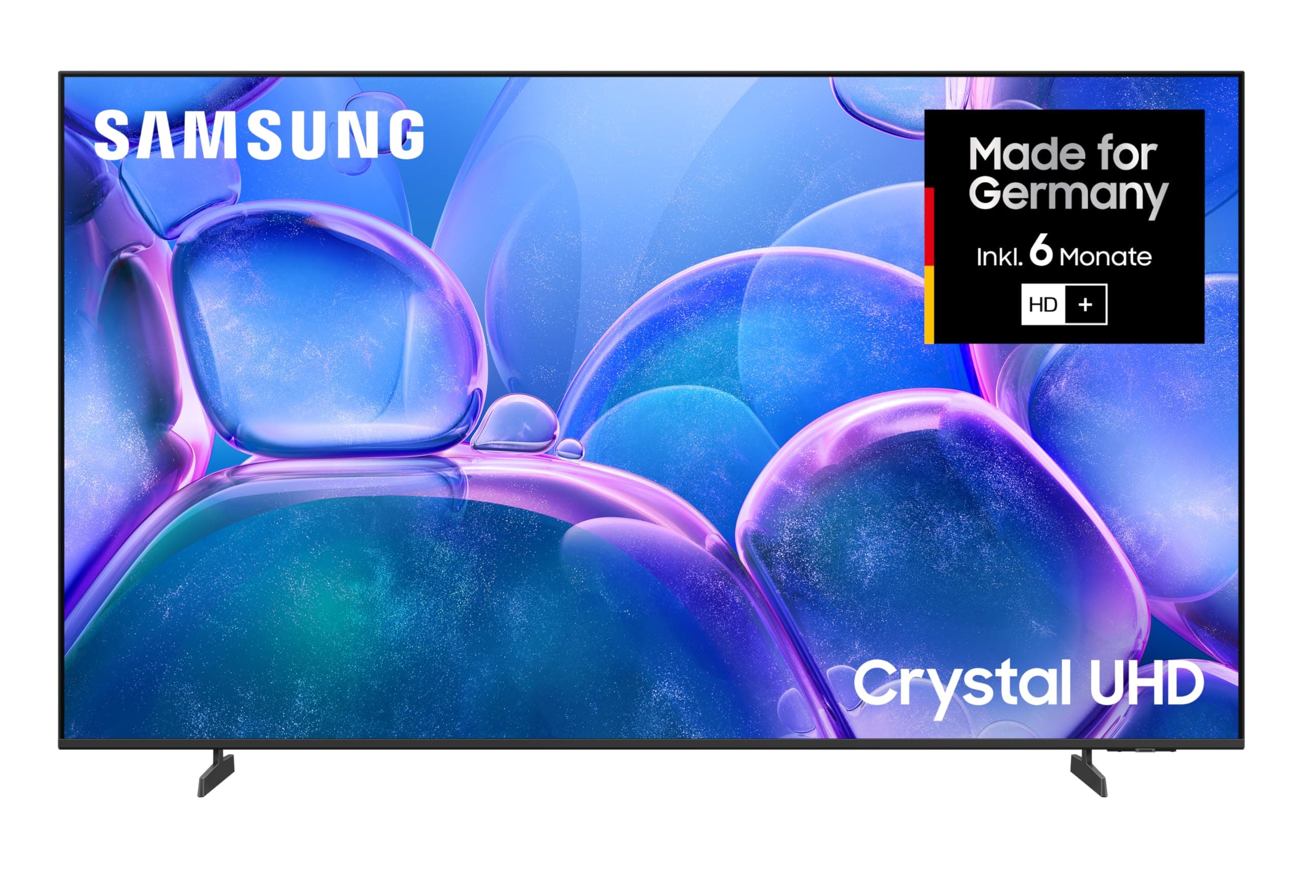 Samsung Crystal UHD 4K U7099F 65 Zoll (163 cm) LED Fernseher, Optimiert für Fussball und Gaming, Crystal Prozessor 4K, AI Upscaling, SmartThings, Knox Security, Kostenlose Inhalte, Smart AI TV Angebot bei HelloDeals