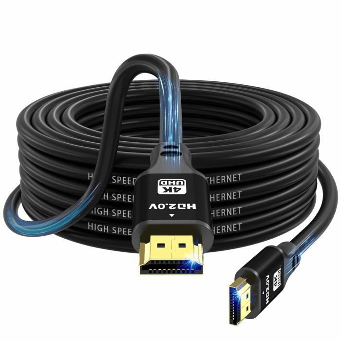 charlore HDMI Kabel 12m (HDMI 2.0, 18 Gbit/s) 4K@60Hz Ultra High Speed Anschluss, kompatibel mit Blu-Ray,TV, Playstation, Projektor,PS3, PS5, PC, HDTV,Laptop Angebot bei HelloDeals