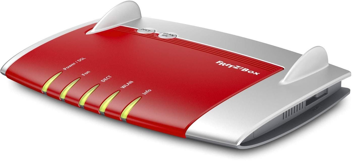 AVM FRITZ!Box 7430 (VDSL/ADSL2+, WLAN N, 450 MBit/s (2,4 GHz), TK-Anlage & Voice over IP mit DECT-Basis, Mediaserver) geeignet für Deutschland (Generalüberholt) Angebot bei HelloDeals