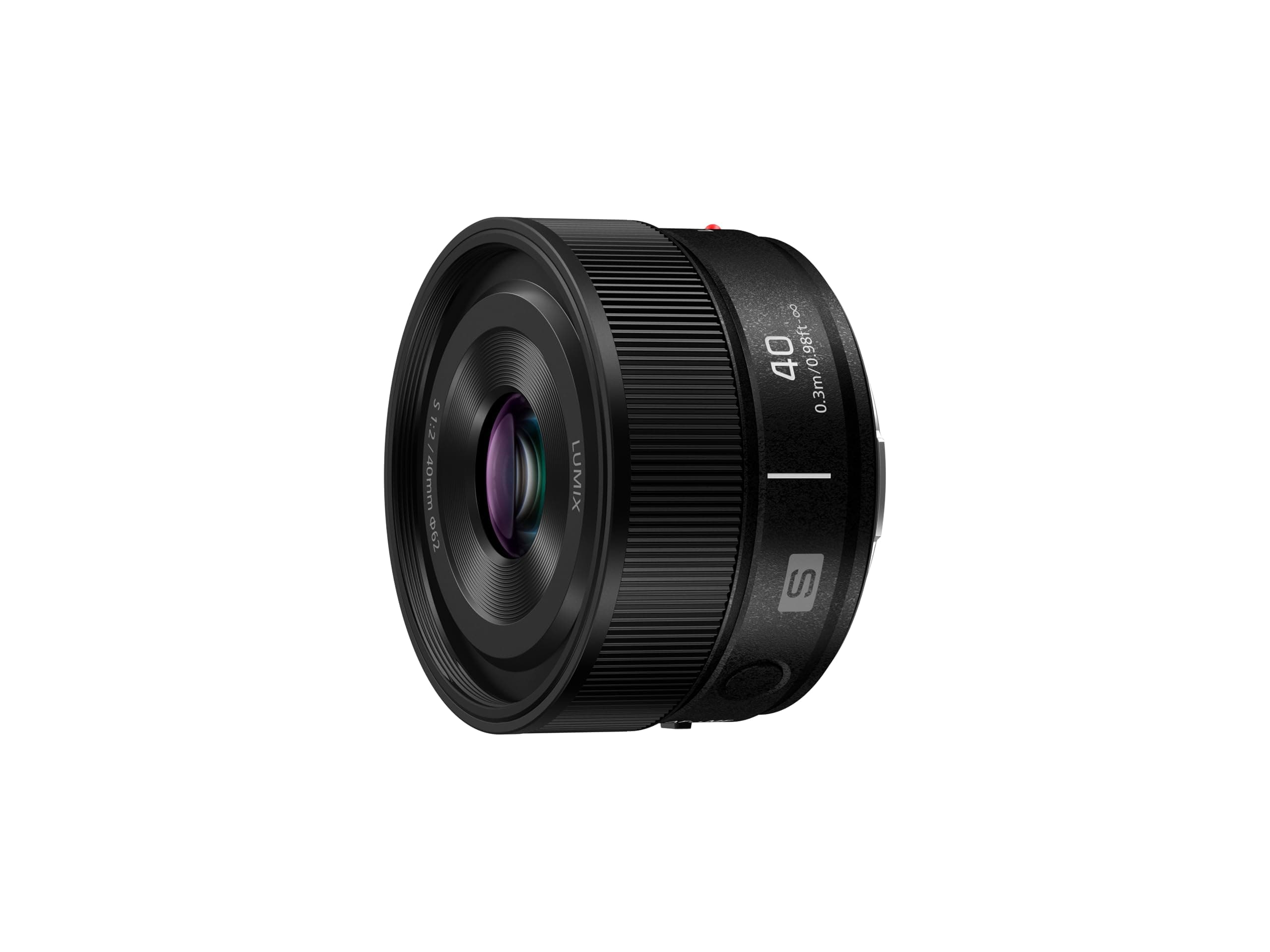 Panasonic LUMIX S-S40E-K 40mm F2 L-Mount Objektiv, kompaktes Vollformat Festbrennweitenobjektiv, leicht für Reisen, Street Photography und Alltag, wetterfest Angebot bei HelloDeals