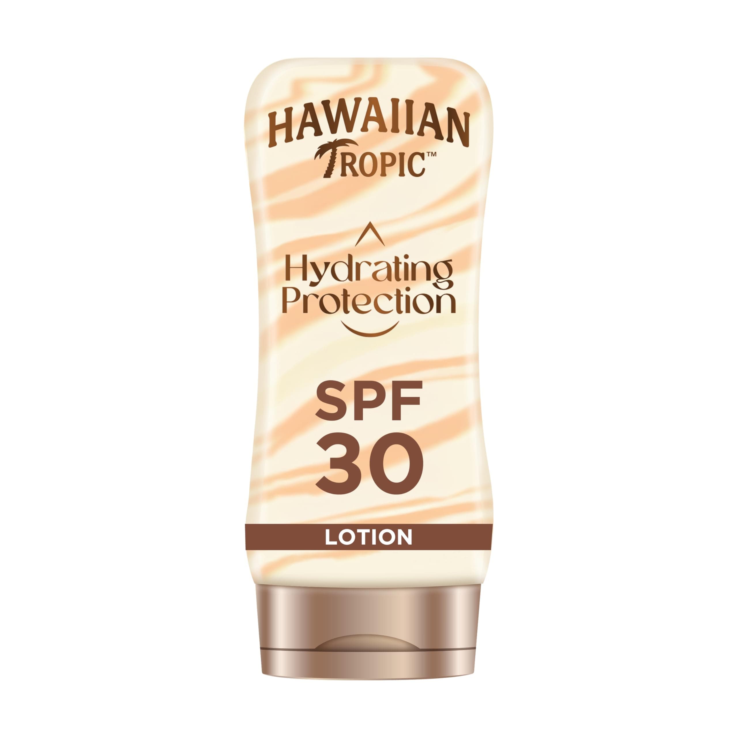 Hawaiian Tropic| Hydrating Protection Sonnenschutz mit LSF 30, UVA- und UVB-Schutz, 180 ml, 12 Stunden Feuchtigkeitsversorgung mit Kakao- und Sheabutter, wasserfest, vegan SPF 30 180ml Angebot bei HelloDeals