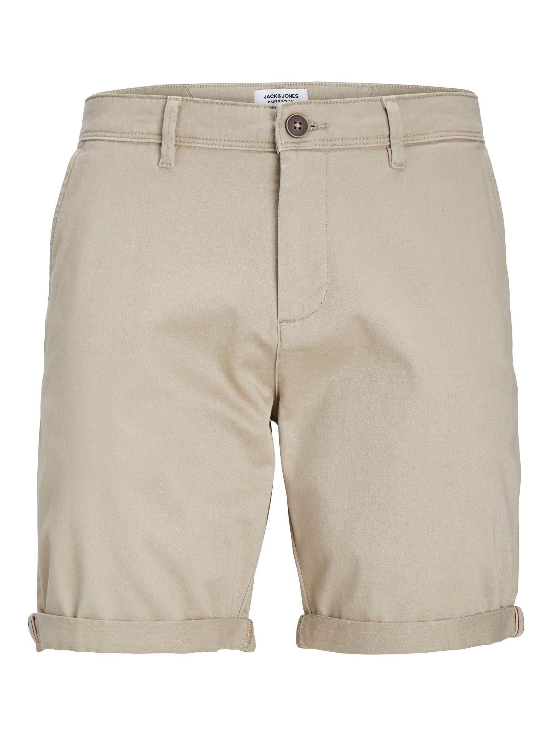 JACK & JONES Male Chino Shorts Regular Fit Chino Shorts | Chino shorts M Crockery Angebot bei HelloDeals
