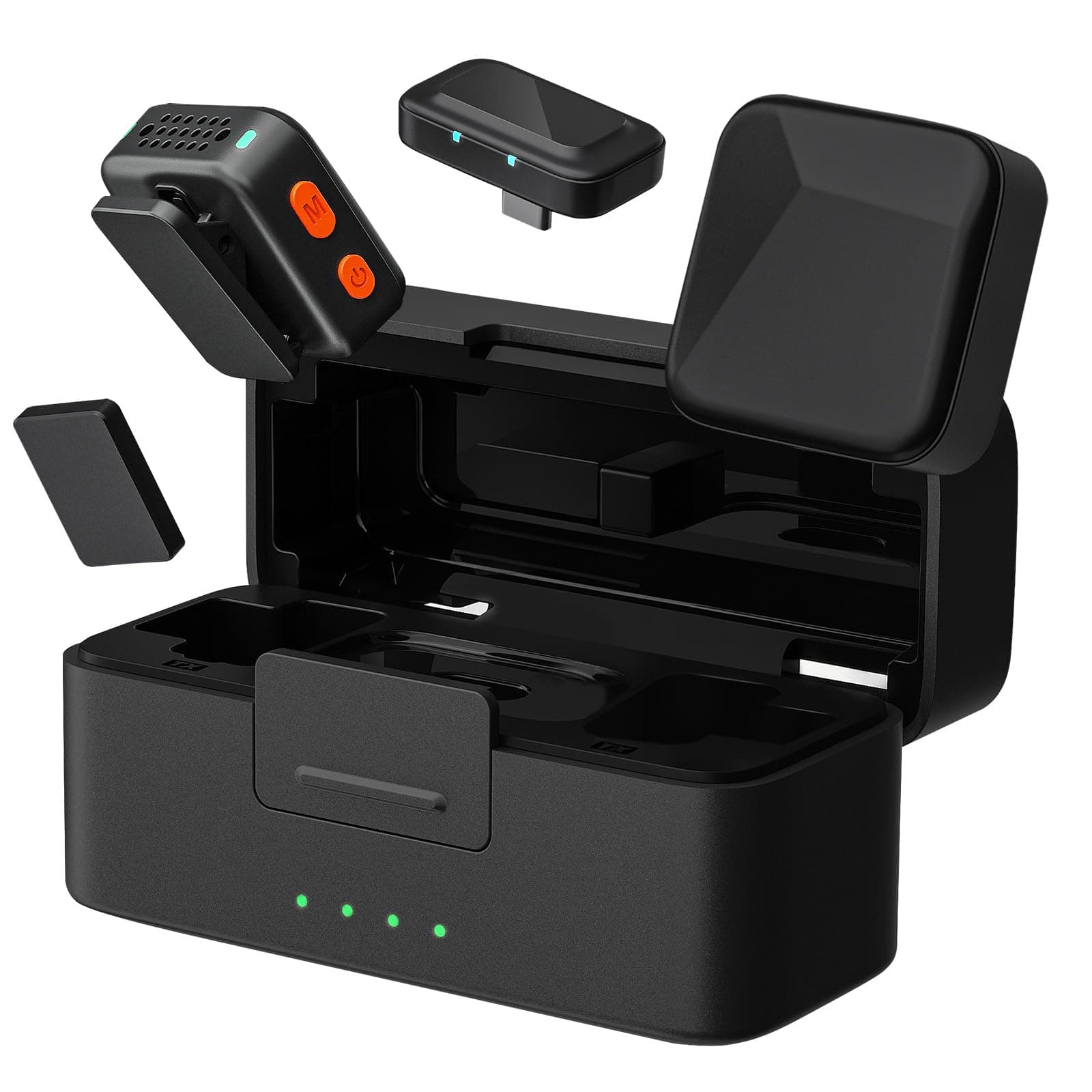 Wireless Lavalier Mikrofon mit Ladecase, 100m Reichweite, KI-Rauschunterdrückung, Clip-On Ansteckmikrofon für iPhone, iPad, Android, PC – ideal für YouTube, Vlog, Streaming & Videoaufnahme Angebot bei HelloDeals