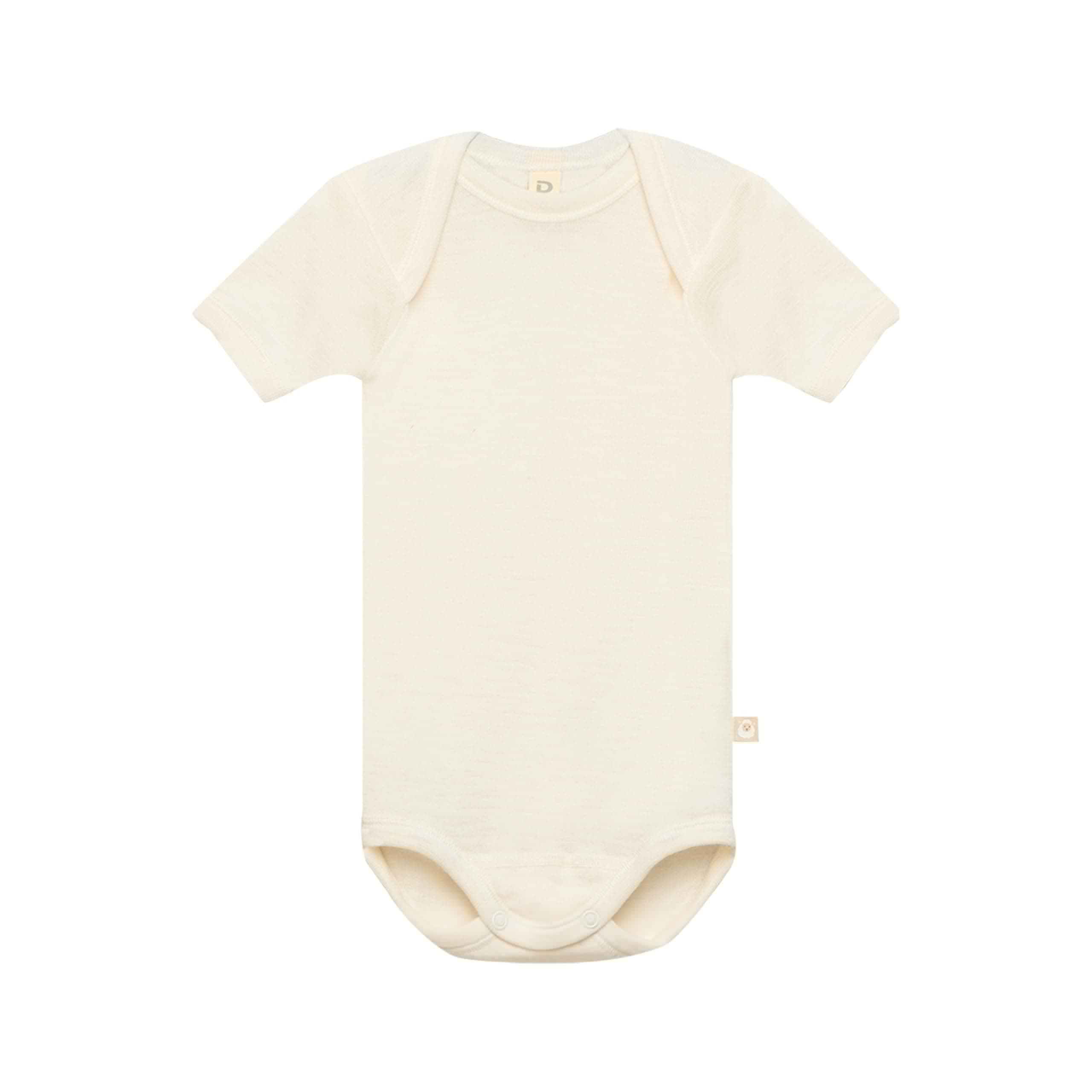 Dilling Kurzarmbody aus Merinowolle für Babys 74 Natur Angebot bei HelloDeals