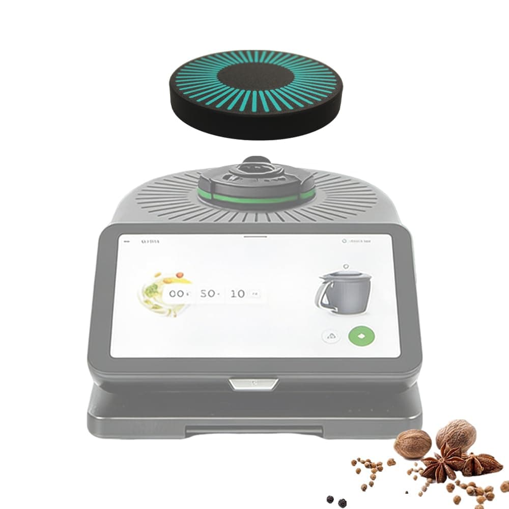 Wiegeplatte für Thermomix TM7 Zubehör,Wiegen Ohne Mixtopf | Schutz der Motorkupplung(black-green) Angebot bei HelloDeals