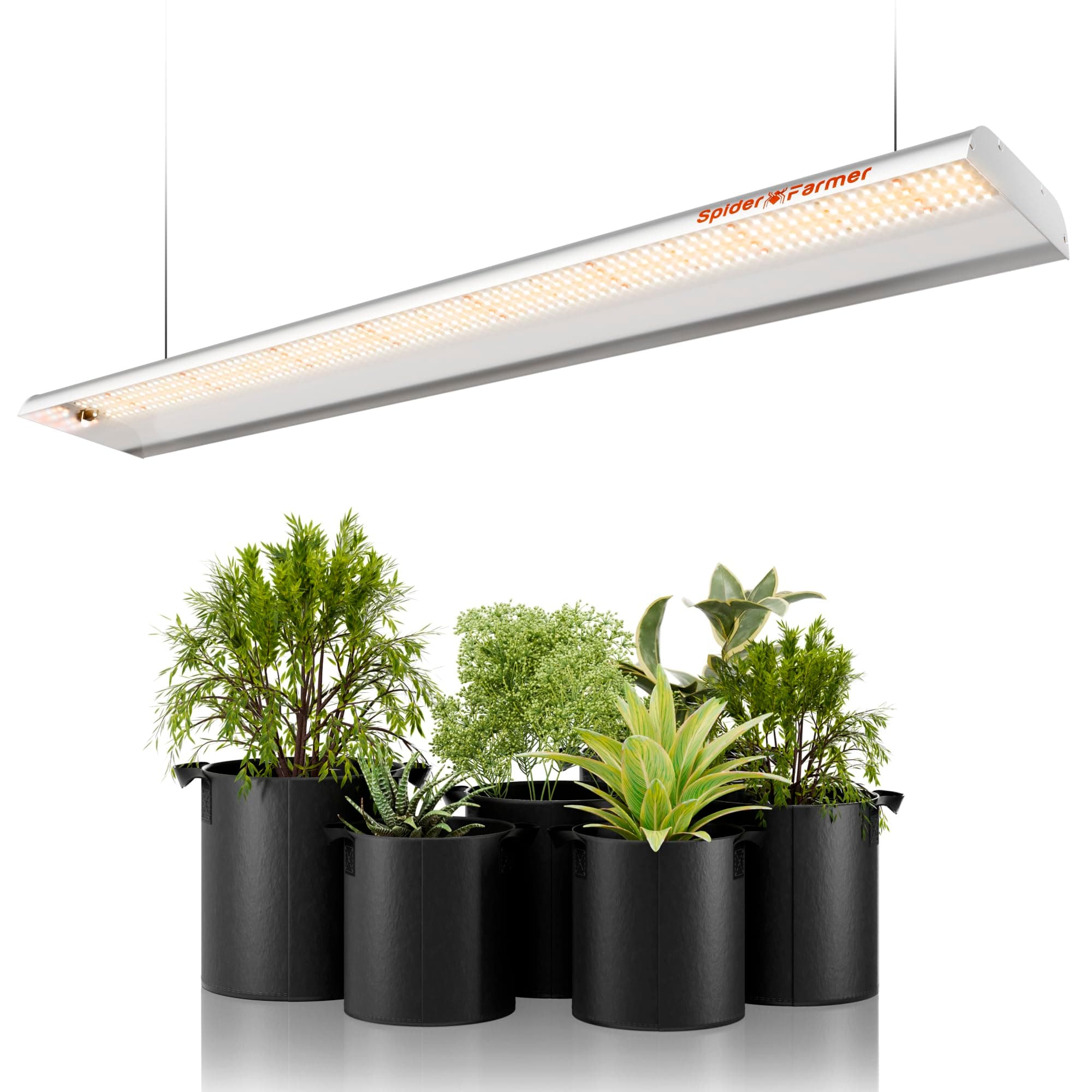LED Pflanzenlampe Spider Farmer SF600 LED Grow Lampe Vollspektrum Grow Light Wachstumslampe für Zimmerpflanzen mit Reflektor Pflanzenleuchte Pflanzenlicht für Innen Gartenarbeit Gemüse Blume 384 LEDs Angebot bei HelloDeals