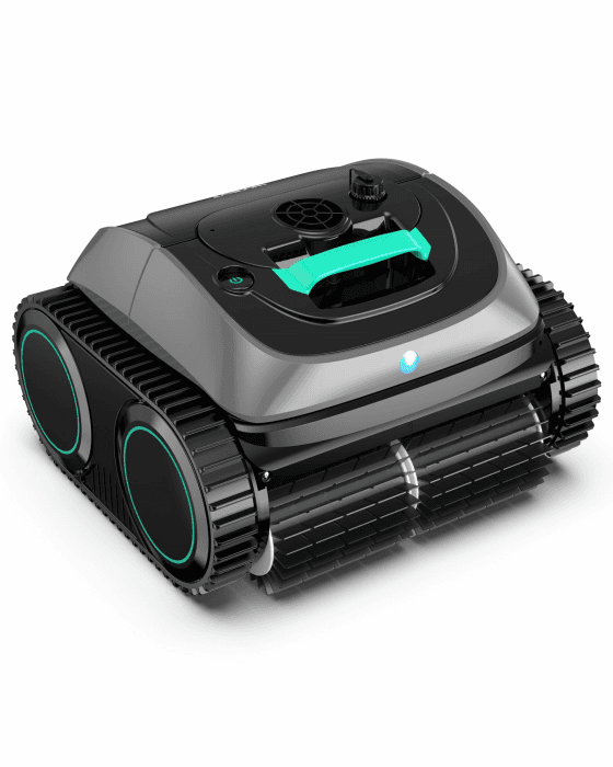 WYBOT C1-Plus Poolroboter für Einbau- & Überbaupools, Poolroboter Akku: 160 Min, Laufzeit. 4-in-1 Poolroboter Akku Wand und Boden Reinigung bis 160m², Smart Navigation & App - Graugrün Angebot bei HelloDeals