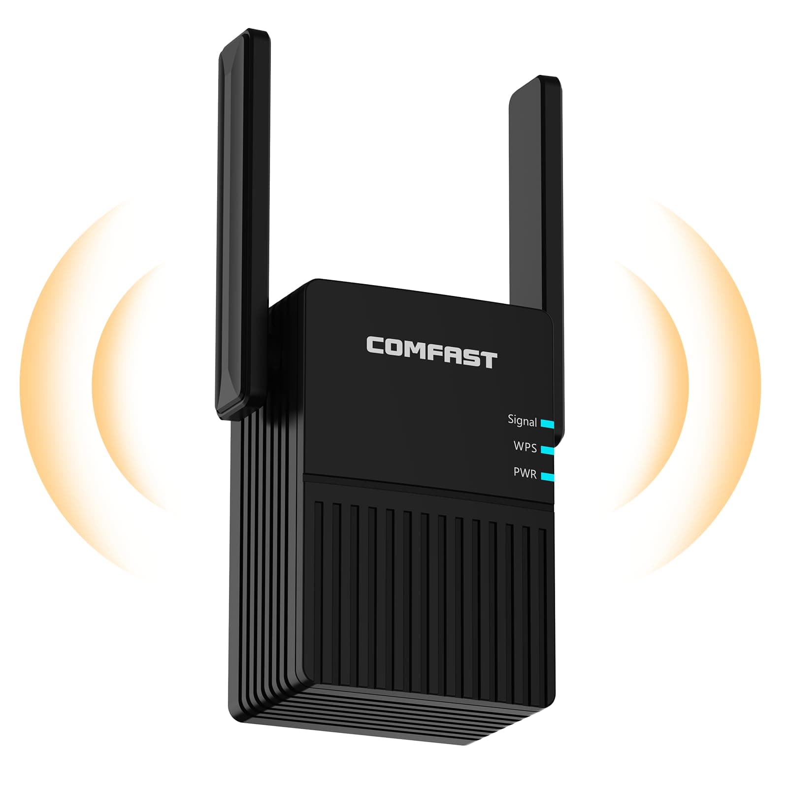 COMFAST WLAN Verstärker, 1200 Mbit/s Dualband WLAN Repeater mit 2 Antennen, WPS, MU-MIMO, Signalanzeige, kompakt, Gute Wärmeabfuhr, ausschließlich im Repeater-Modus nutzbar, ideal für Heim und Büro Schwarz Angebot bei HelloDeals