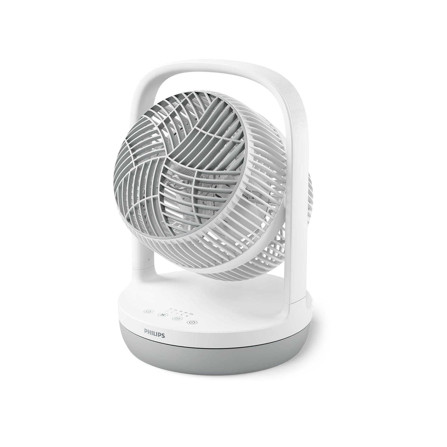 PHILIPS Tischventilator Serie 2000. Stark & superleise mit SilentWings Technologie. 23 dB. Luftumwälzung. Neigung 180° einstellbar. 12-Stunden-Timer. Schlafzimmer, Haus & Büro. Weiß (CX2050/00) Weiß 738 m3/h Angebot bei HelloDeals