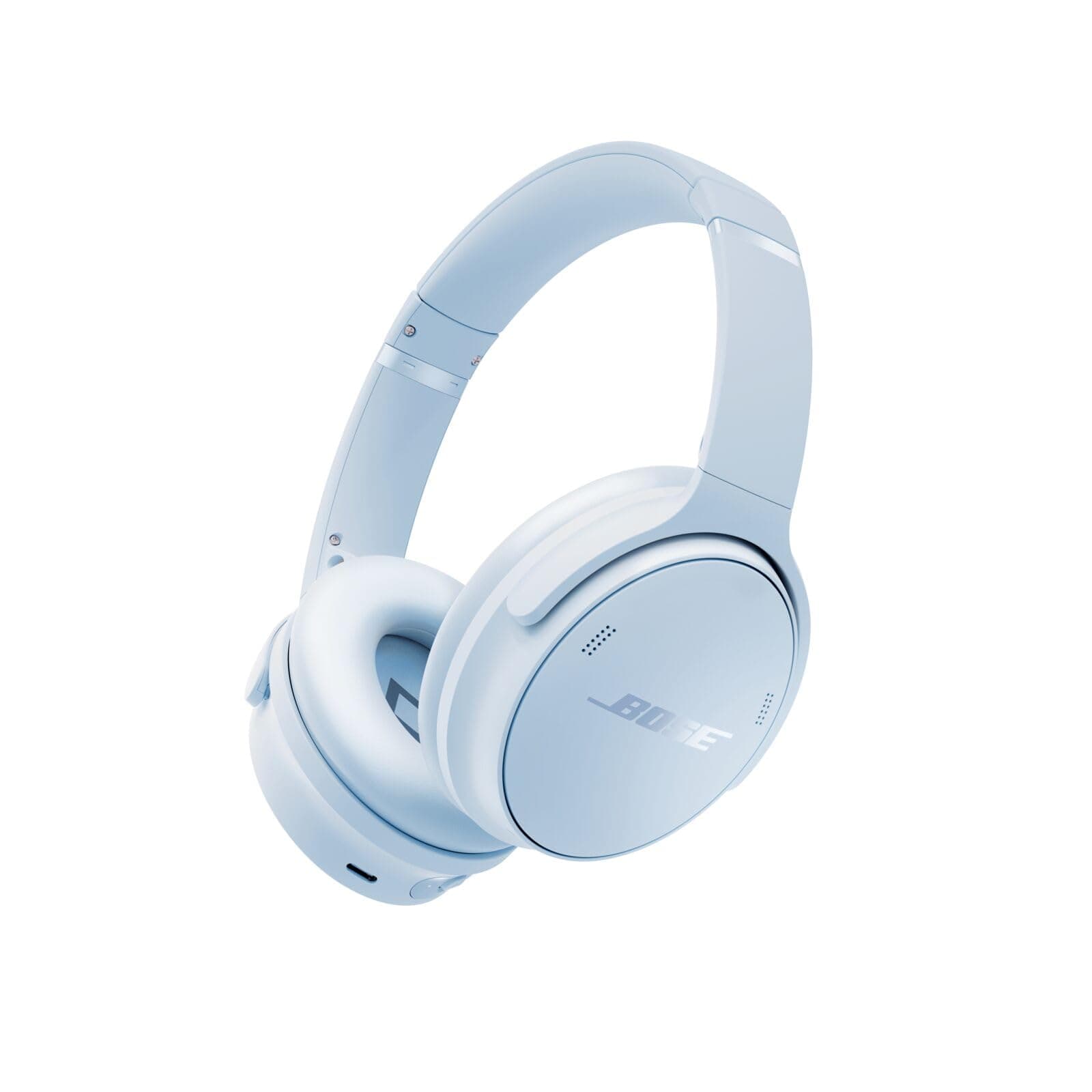Bose QuietComfort Kabellose Kopfhörer mit Mikrofon und Noise-Cancelling, Bluetooth-Over-Ear-Kopfhörer, Audiophile Kopfhörer, On-Ear-Kopfhörer mit Noise-Cancelling, bis 24 Std. Akkulaufzeit, Eisblau Angebot bei HelloDeals