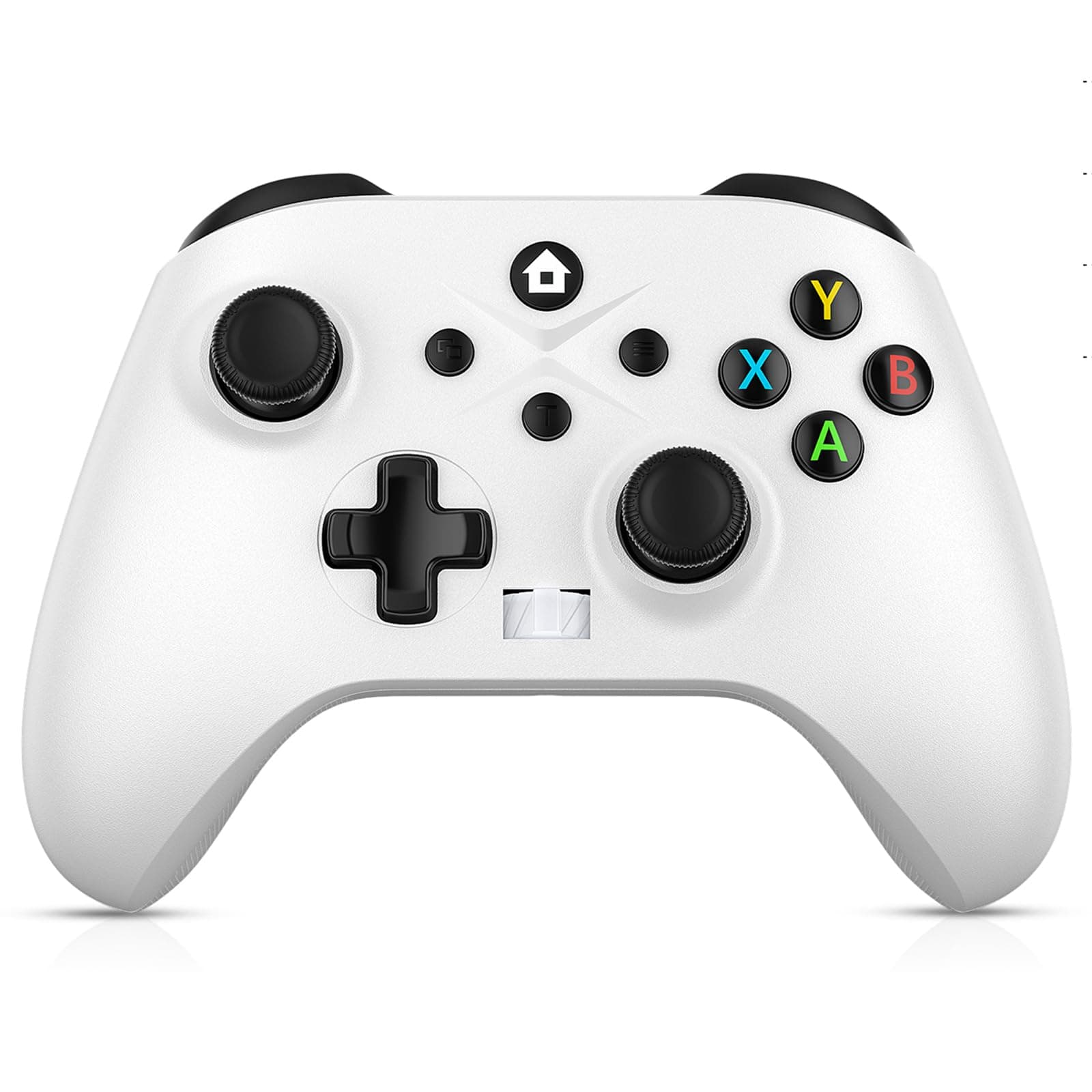 Dinosoo Wireless Controller für Xbox Series X|S,Xbox One, PC, 2,4-GHz-Adapter, 1000mAh Akku, Turbo, Makro, Dual Vibration, 6 Achsen Sensor, 3,5mm Audioanschluss #Weiß Angebot bei HelloDeals