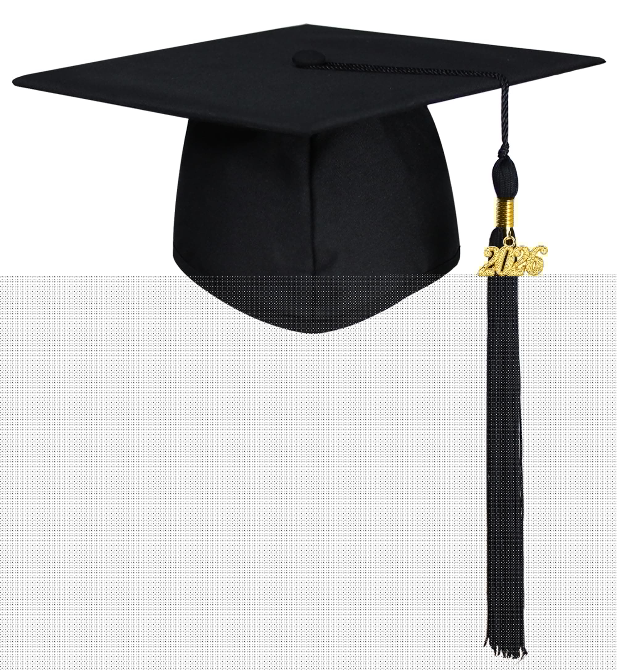 GraduationMall Doktorhut Studentenhut Abschluss Hut 2026,Abschlussmütze für Abitur Bachelor Master,Abschlussfeier Abschlusskappe Schwarz Schwarz M-L Angebot bei HelloDeals