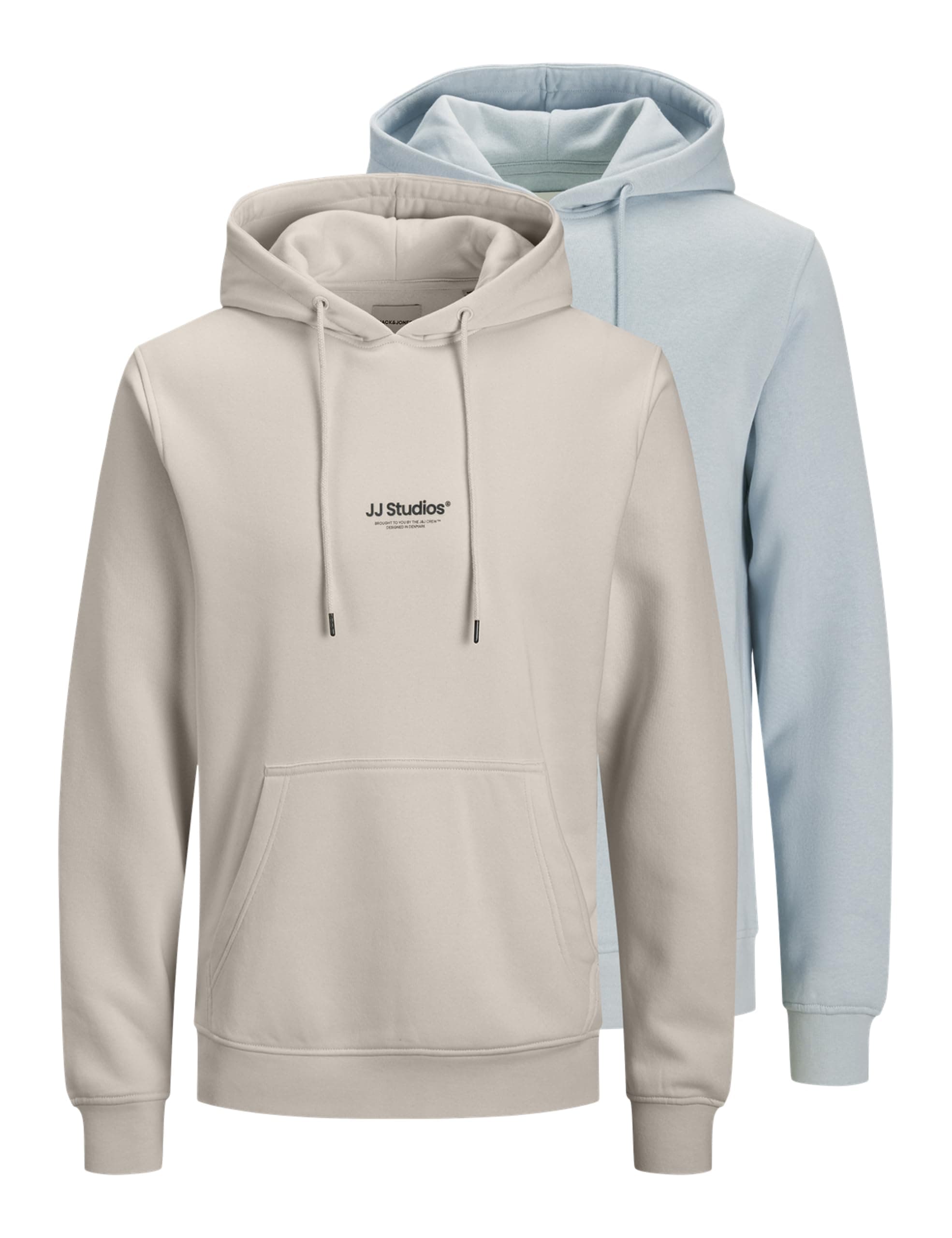 JACK & JONES Herren Jjesoho Sweat Hood 2Pk Mp (2er Pack) M Celestial Blue Angebot bei HelloDeals