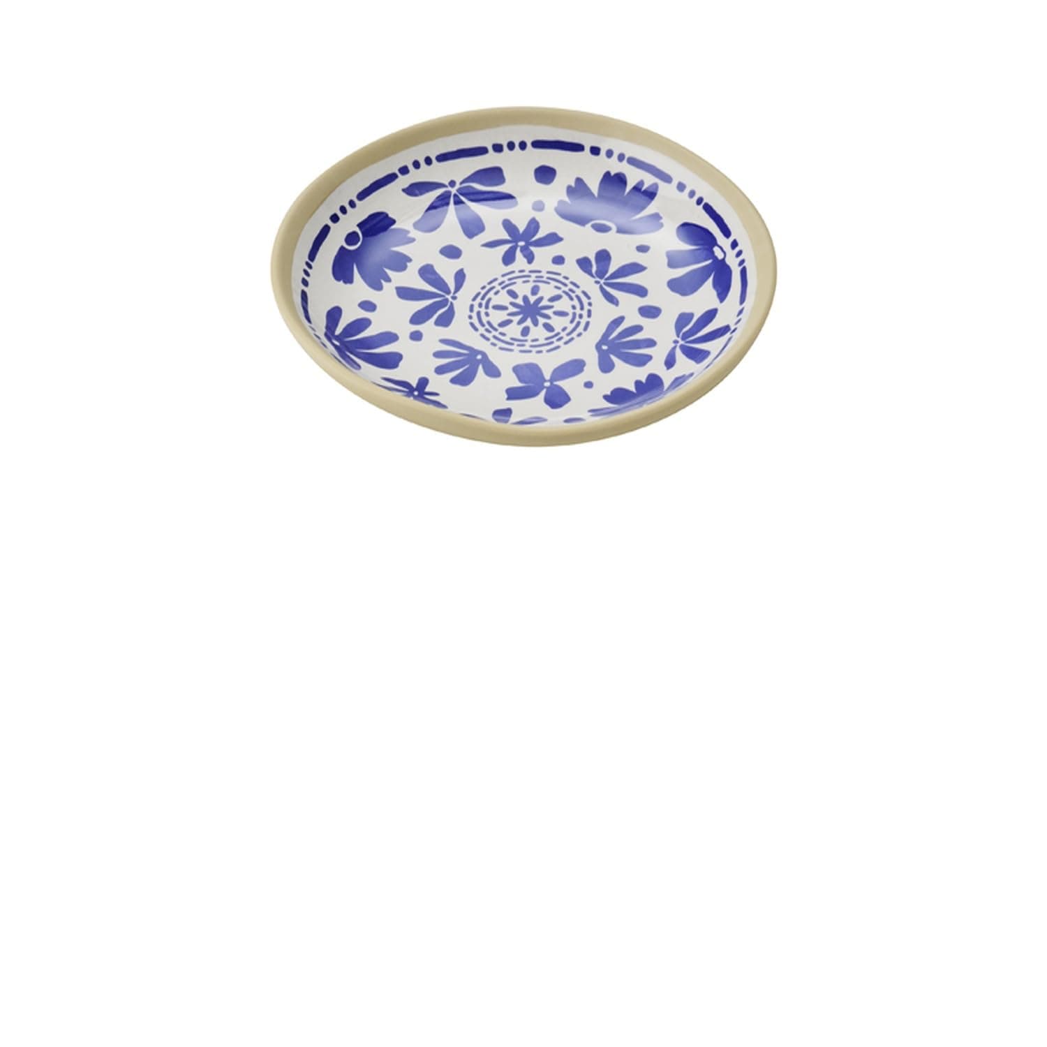 APS 85443 Teller FLORYN - Melamin blau/weiß-beige, Ø 15,5 cm Teller Ø 15,5 cm Angebot bei HelloDeals