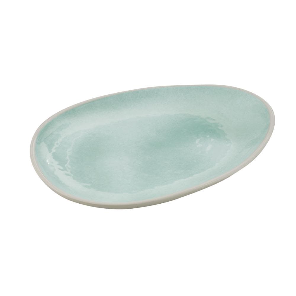 APS 85471 Teller CALA - Melamin grün/grau, 27 x 21 cm, stapelbar Teller 27 x 21 cm Angebot bei HelloDeals