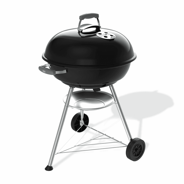 Weber Compact Kettle Holzkohlegrill 57 cm mit Stand und Rädern Compact 2026 57cm Angebot bei HelloDeals