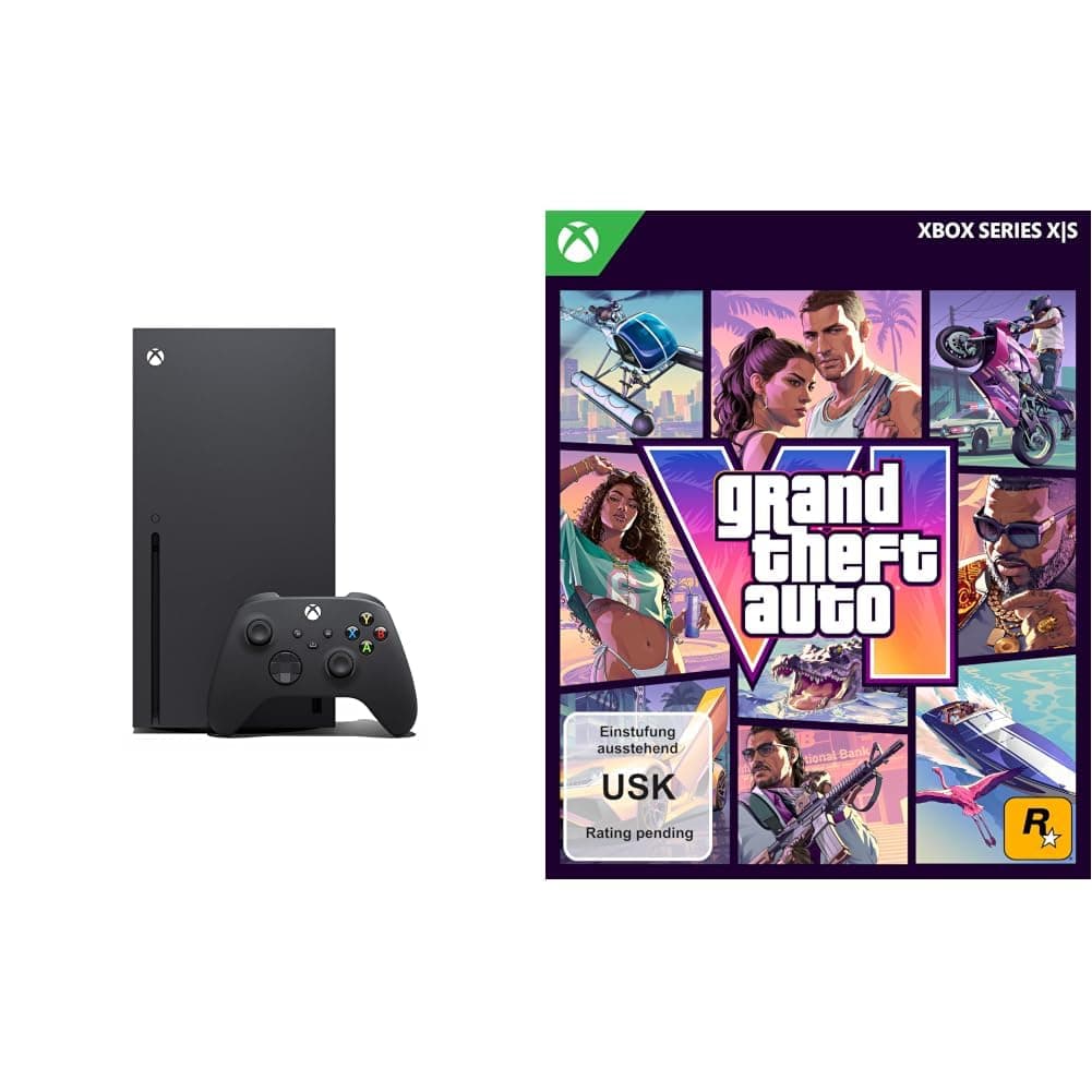 Xbox Series X (Zertifiziert generalüberholt) + GTAVI Code-in-a-Box Angebot bei HelloDeals