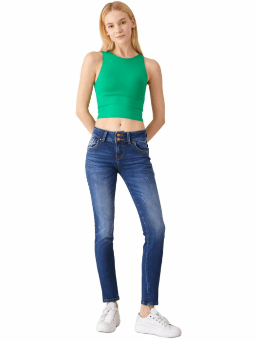 LTB Damen Jeans Molly M 34W / 32L Winona Wash 53925 Angebot bei HelloDeals