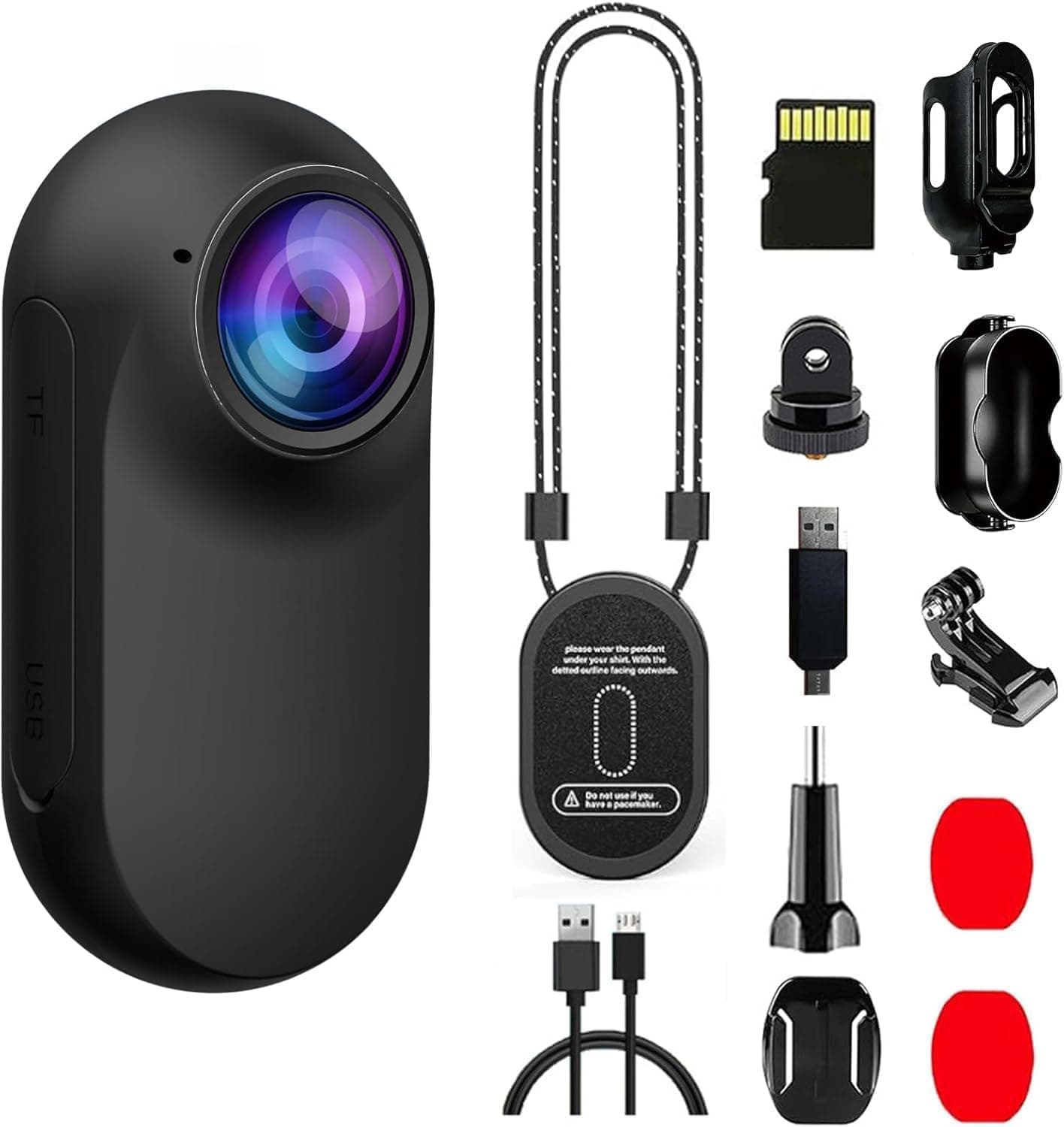 Mini Body Cam mit Magnet Trageband, Tragbare Freihändige Kamera(Schwarz+16G | Bodycam Körperkamera mini für Motorradhelme & Reisen. Freihändige POV-Aufnahmen, kompakt & leicht für alle Outdoor-Aufnahmen Schwarz 16.0 GB Angebot bei HelloDeals
