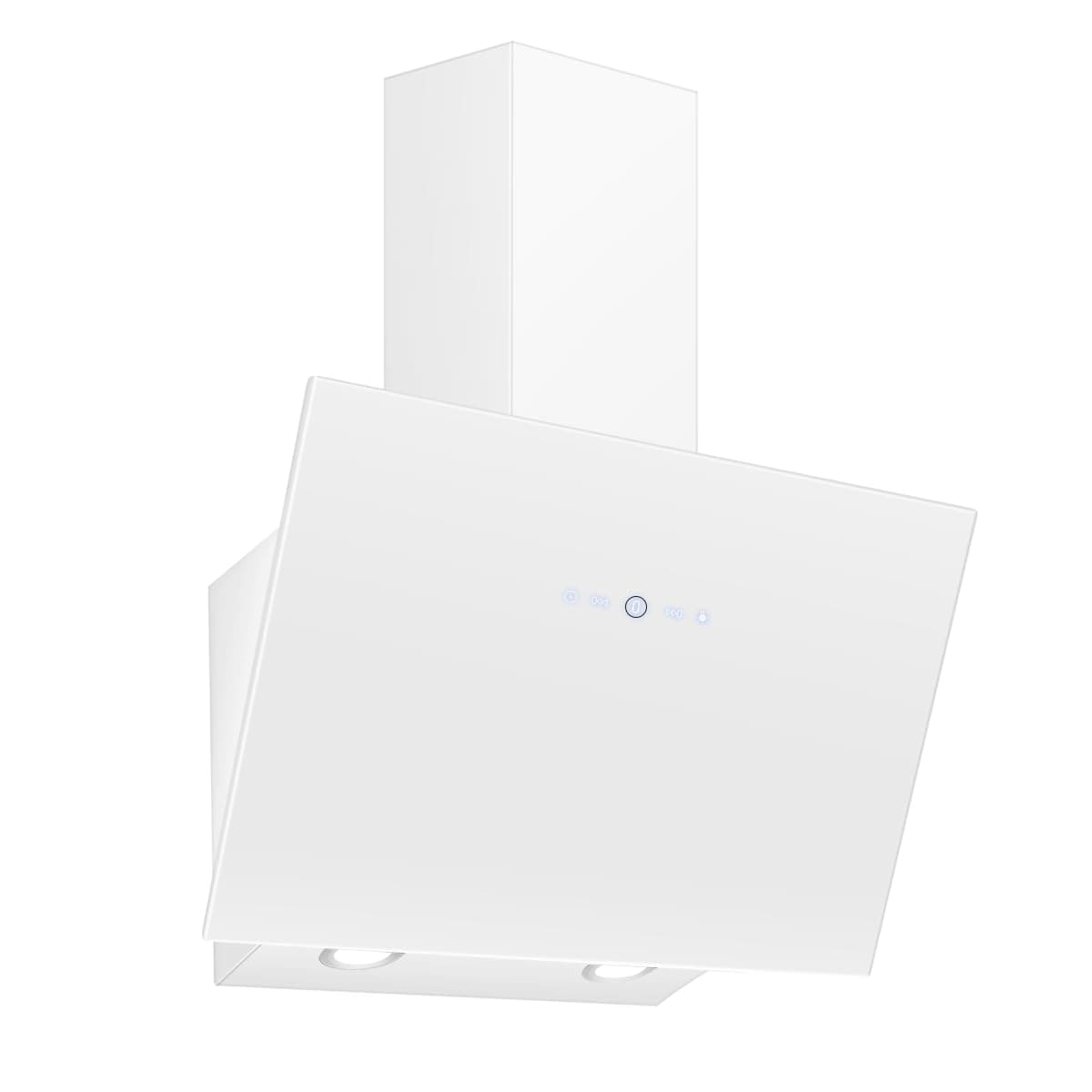 SNDOAS Dunstabzugshaube 60cm, Kopffreie Wandhaube mit 700 m³/h Starker Saugleistung, 3 Leistungsstufen, LED-Anzeige Touchscreen, Verzögerungs-Ausschaltfunktion, Abluft/Umluft, Weiß Weiß 60cm-700 M³/H Angebot bei HelloDeals