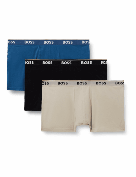BOSS Dreierpack Eng Anliegende Boxershorts Mit Kurzem Bein Aus Baumwolle Mit Logo-Bund L Open Miscellaneous 962 Angebot bei HelloDeals