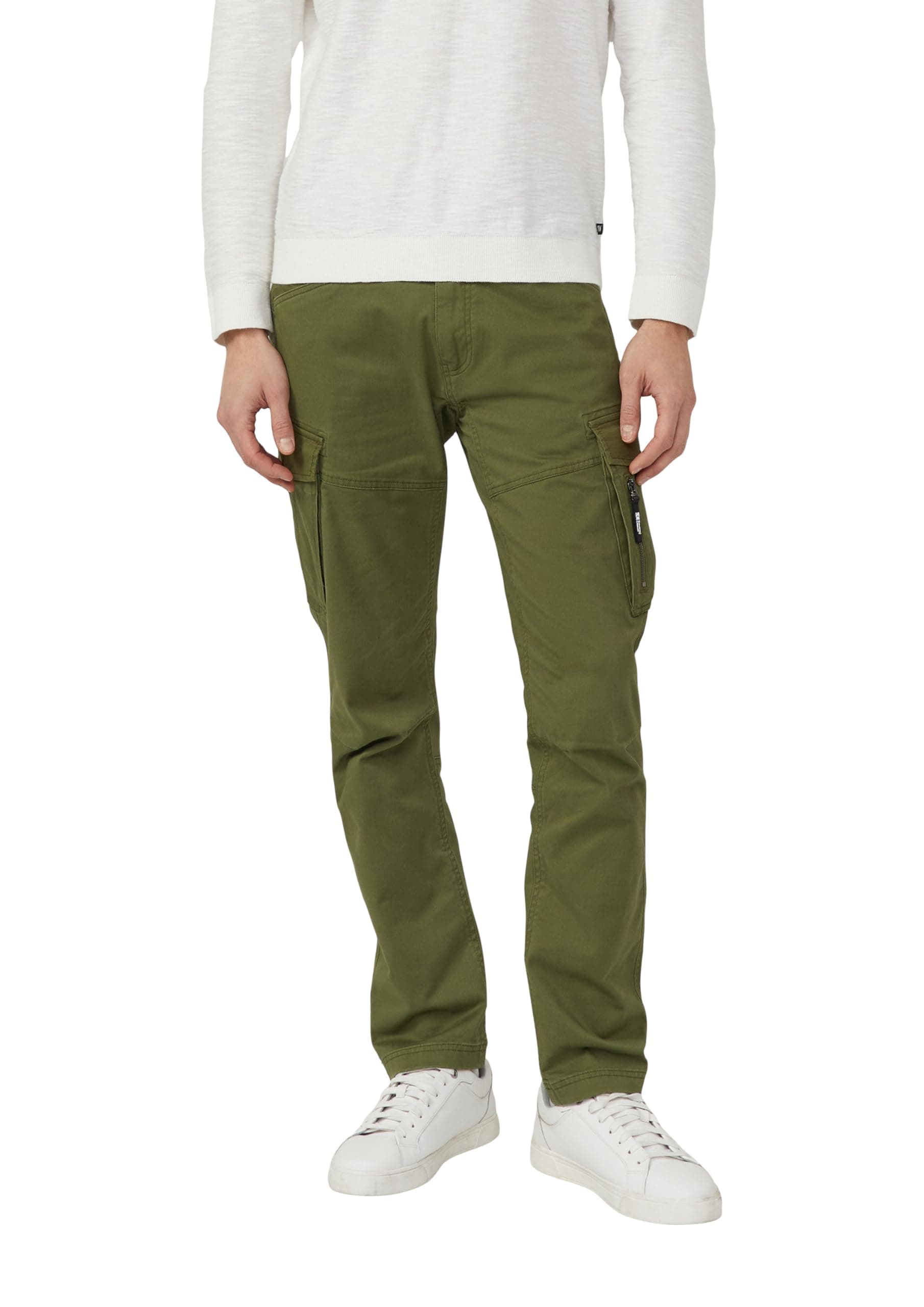 s.Oliver Regular Fit: Cargo-Hose aus Baumwollmix mit Straight Leg Angebot bei HelloDeals