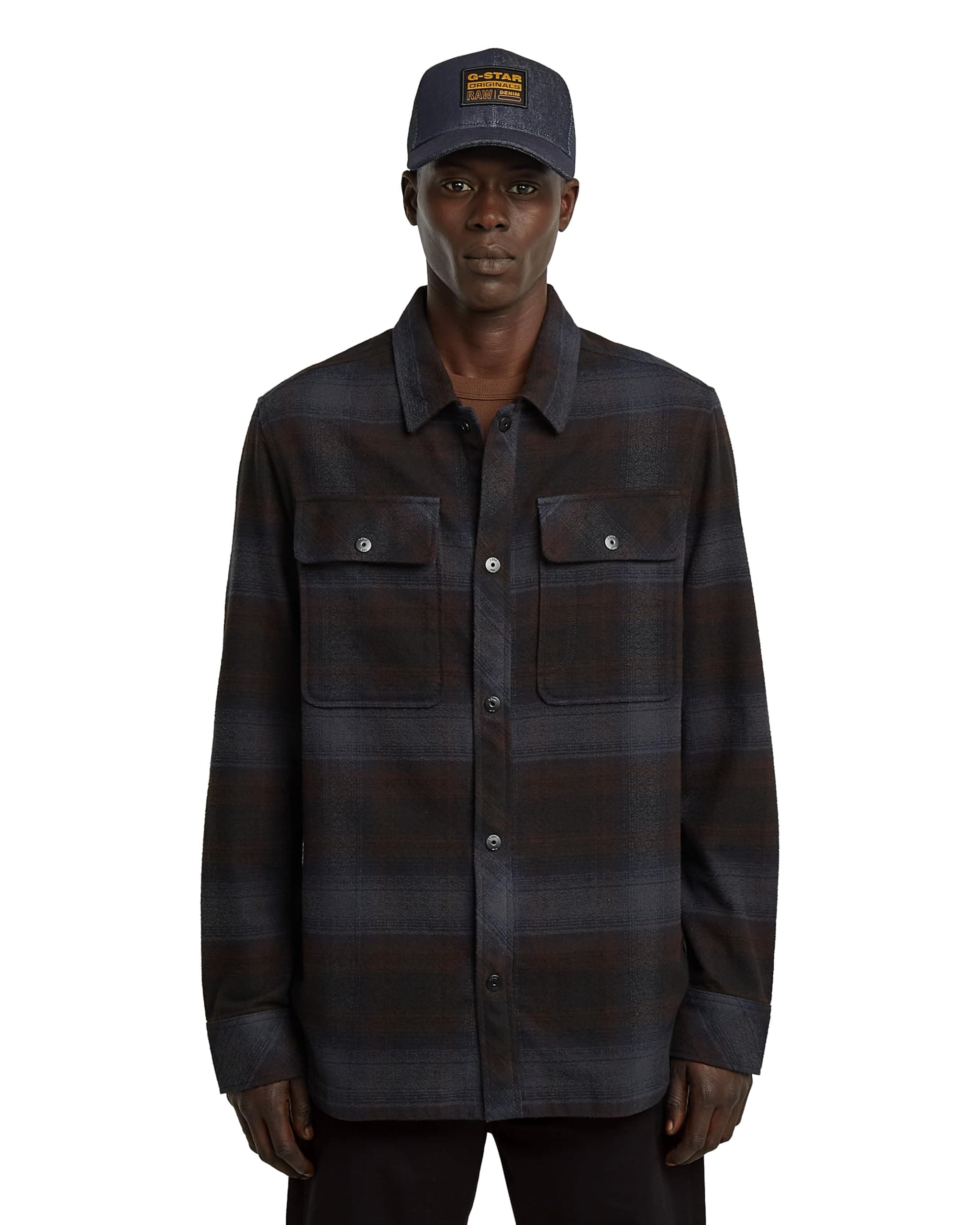 G-Star Herren GPO Overshirts M Mehrfarben (Salute Arthur Check D25388-e074-h568) Angebot bei HelloDeals