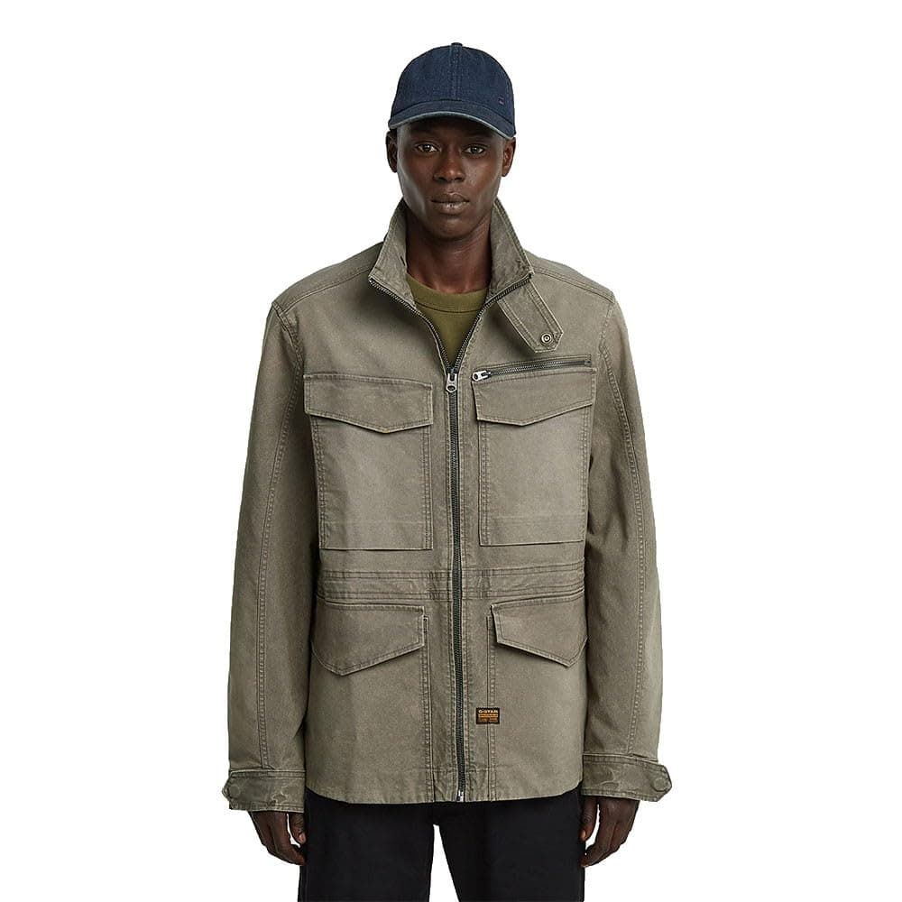 G-STAR Herren Rovic Slim Field Jkt Jacket XL Braun (vintage dust turf D26117-E172-H515) Angebot bei HelloDeals