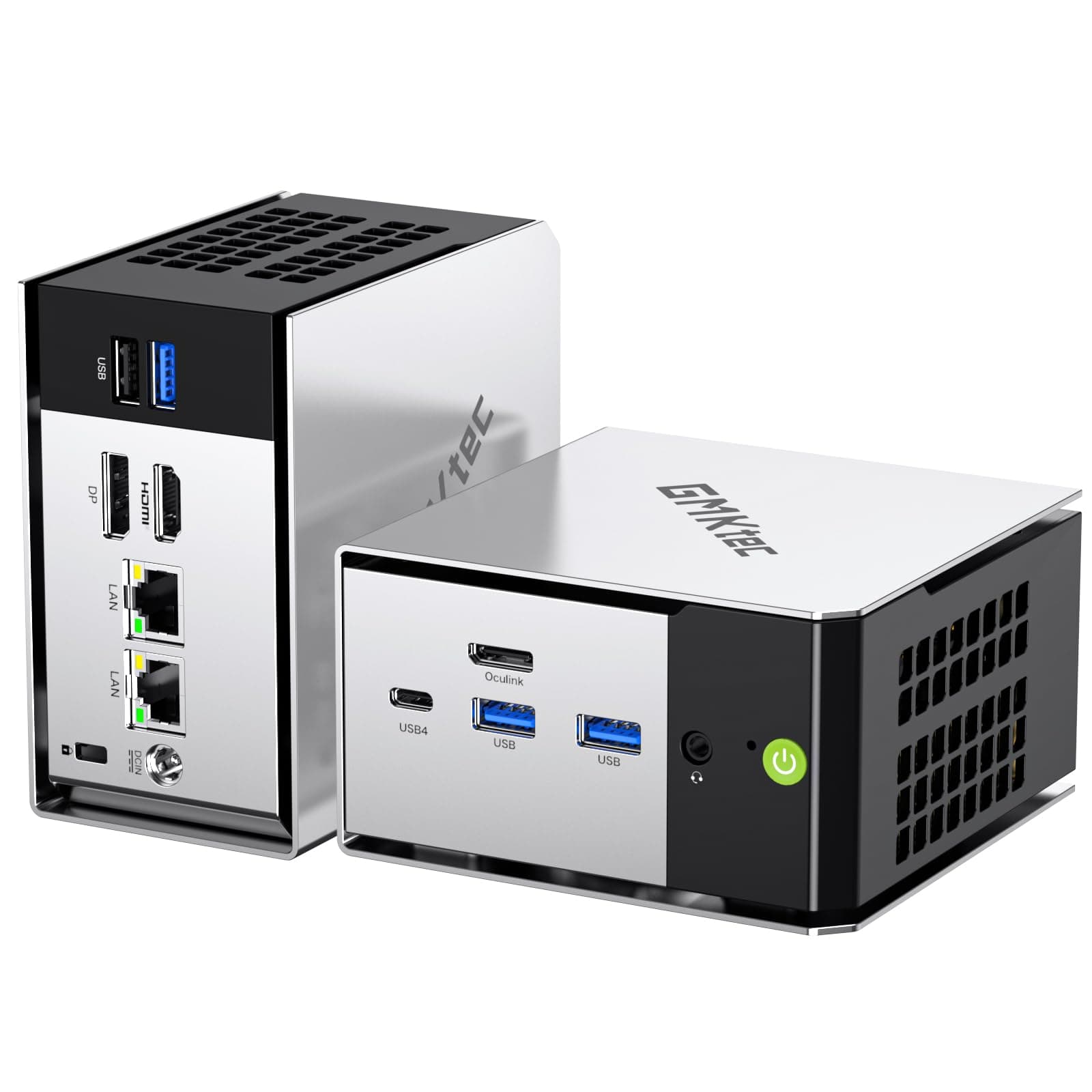 GMKtec M8 Mini Gaming PC, AMD Ryzen 5 PRO 6650H (Besiege 7430U, 6C/12T 4,50 GHz), Dual 2.5GbE LAN,16GB LPDDR5 RAM+1TB PCIe SSD Mini Computer, Oculink/USB4/HDMI/USB-C/Micro PC Angebot bei HelloDeals