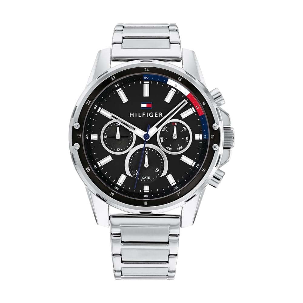 Tommy Hilfiger Multi Zifferblatt Quarz Black Angebot bei HelloDeals
