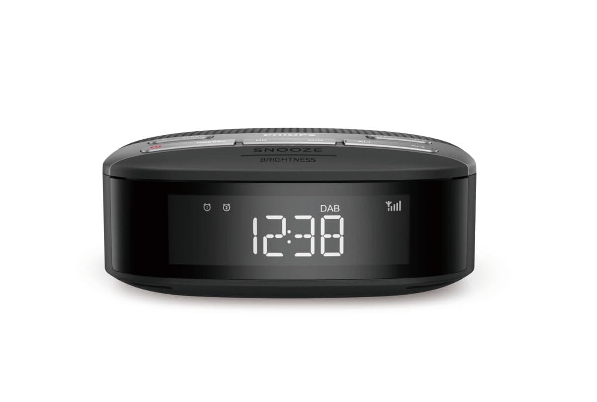 Philips Audio Radiowecker Radio DAB+ (Doppelter Alarm, Sleep Timer, Kompaktes Design, DAB+/UKW Digitalradio, Automatische Zeitsynchronisierung, Batteriesicherung) TAR3505/12 DAB+ Single Angebot bei HelloDeals