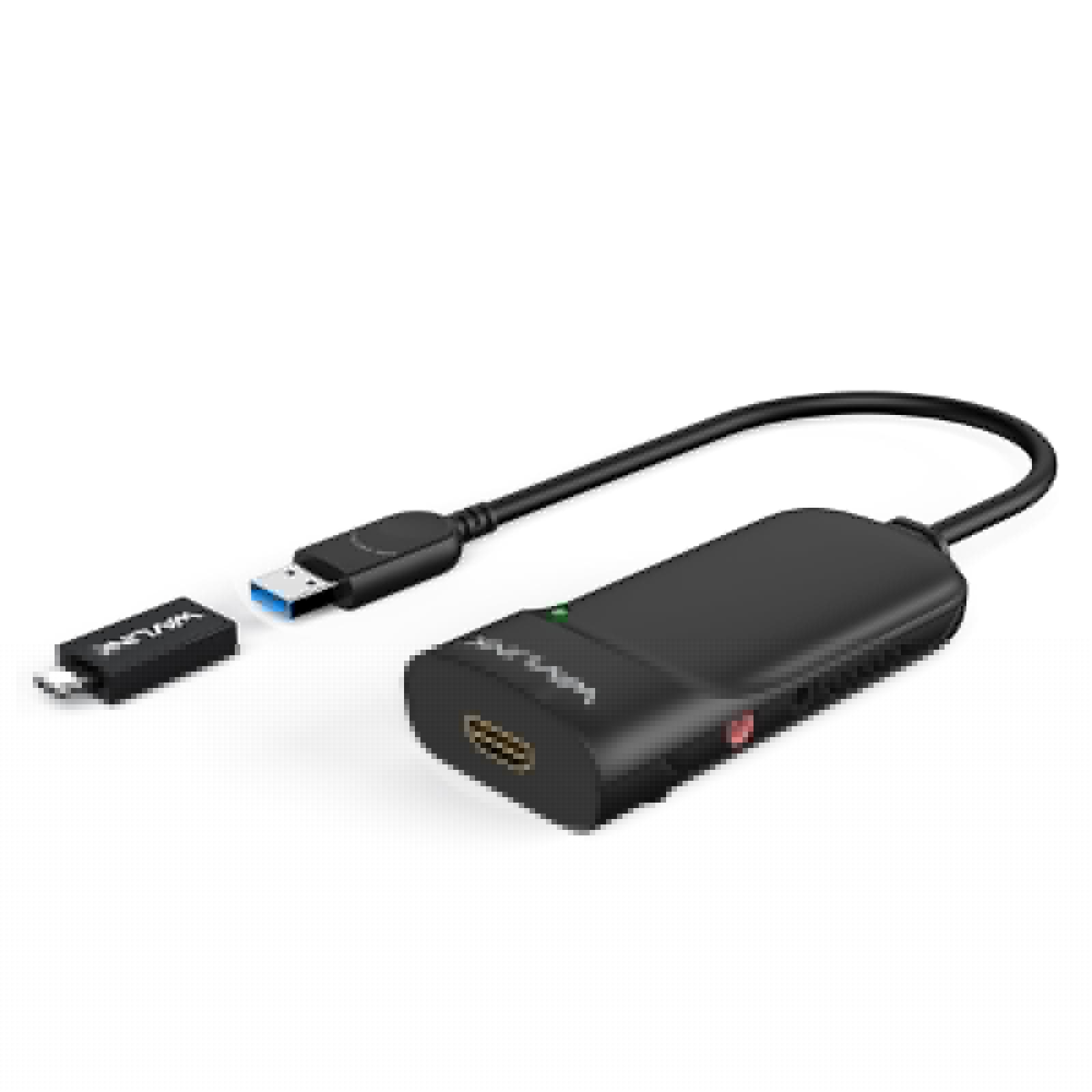 WAVLINK USB-C-zu-HDMI-Adapter, USB 3.0-zu-HDMI-Konverter, 2K@60hz, Displaylink-Chips unterstützen bis zu 6 Monitordisplays für Windows Angebot bei HelloDeals