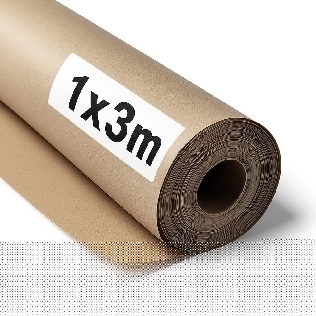 OFITURIA Naturbraunes Kraftpapier 70 g/m² – Rolle 1×3 m – 1 Rolle – Recyclingpapier für Verpackungen, Basteln und Dekoration – Reißfest – Geeignet für Acryl- und Ölfarben Braun 1x3m 1 Rolle Angebot bei HelloDeals