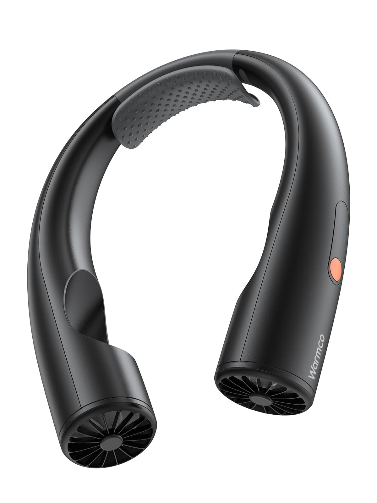 Warmco N3 Tragbarer Hals-Ventilator, 5200 mAh, wiederaufladbar, persönlicher Ventilator für Reisen | Bis zu 15 Stunden Laufzeit, 7 m/s Luftstrom, 360° Luftstrom, hautfreundliches Silikon, flexibles Nackenband Angebot bei HelloDeals