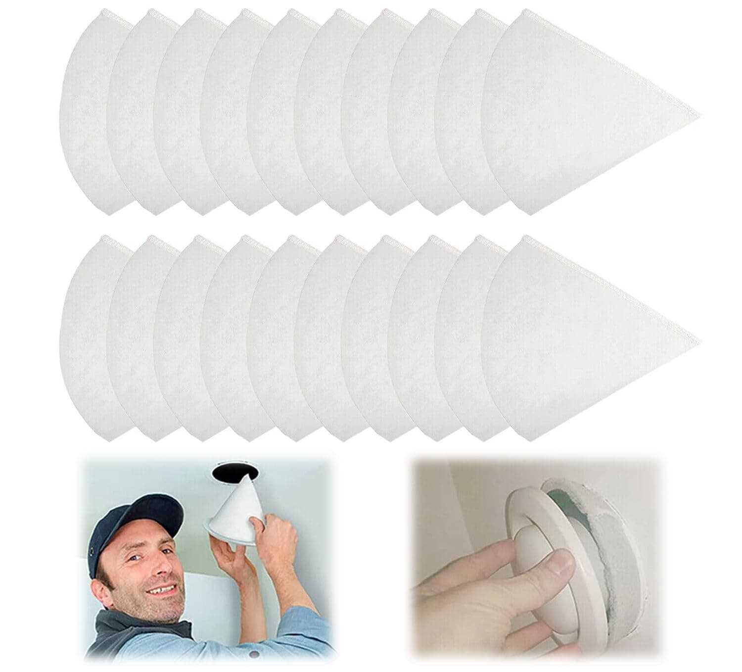 20 Stück Kegelfilter DN 125, G4 Filter Lüftungsanlag, Kegelfilter, Länge 180 mm Filtermatten für lüftungsanlagen, Geeignet für alle Arten von Lüftungssystemen im Haus Angebot bei HelloDeals