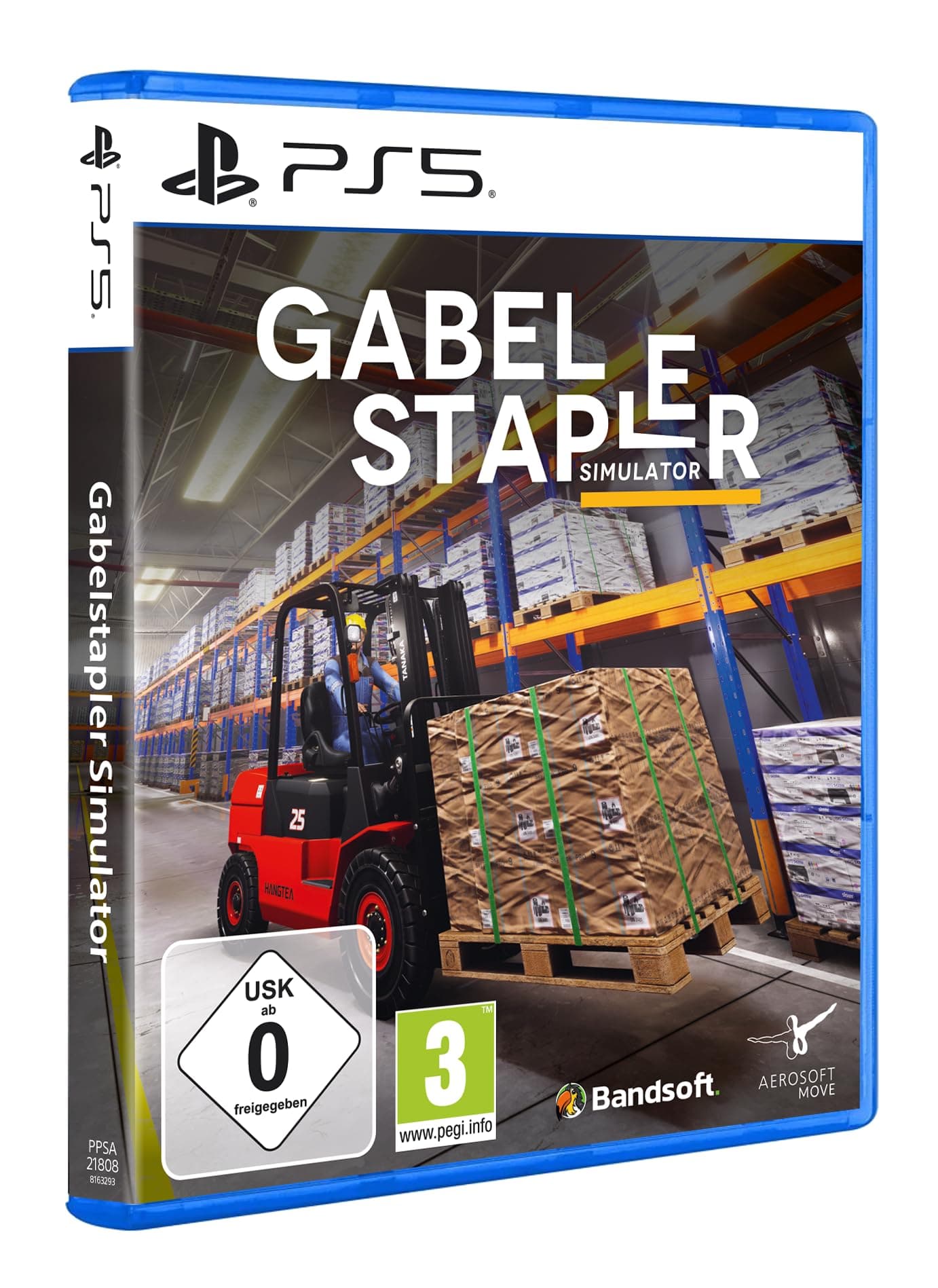 Aerosoft Gabelstapler Simulator – PS5 Spiel | Realistische Logistik- & Fahrzeug-Simulation mit Karrieremodus & Endlos-Missionen | Staplerschein, Paletten & Frachten Angebot bei HelloDeals