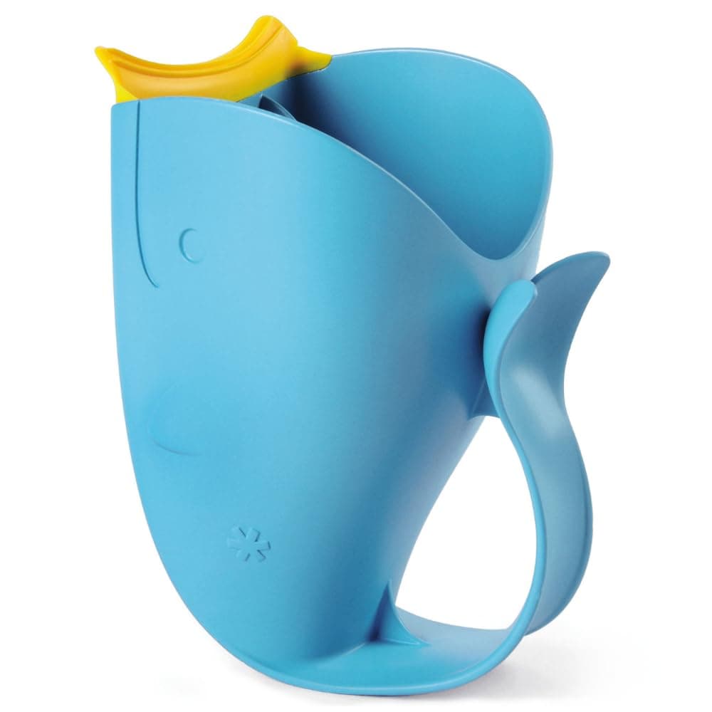 SKIP HOP Hop Moby Wal Rinser Becher, zum tränenfreien Haarewaschen, Shampooschutz, Wasserfall, Spülapparat, Spritzschutz, blau, 235103, 1 Stück (1er Pack) Angebot bei HelloDeals