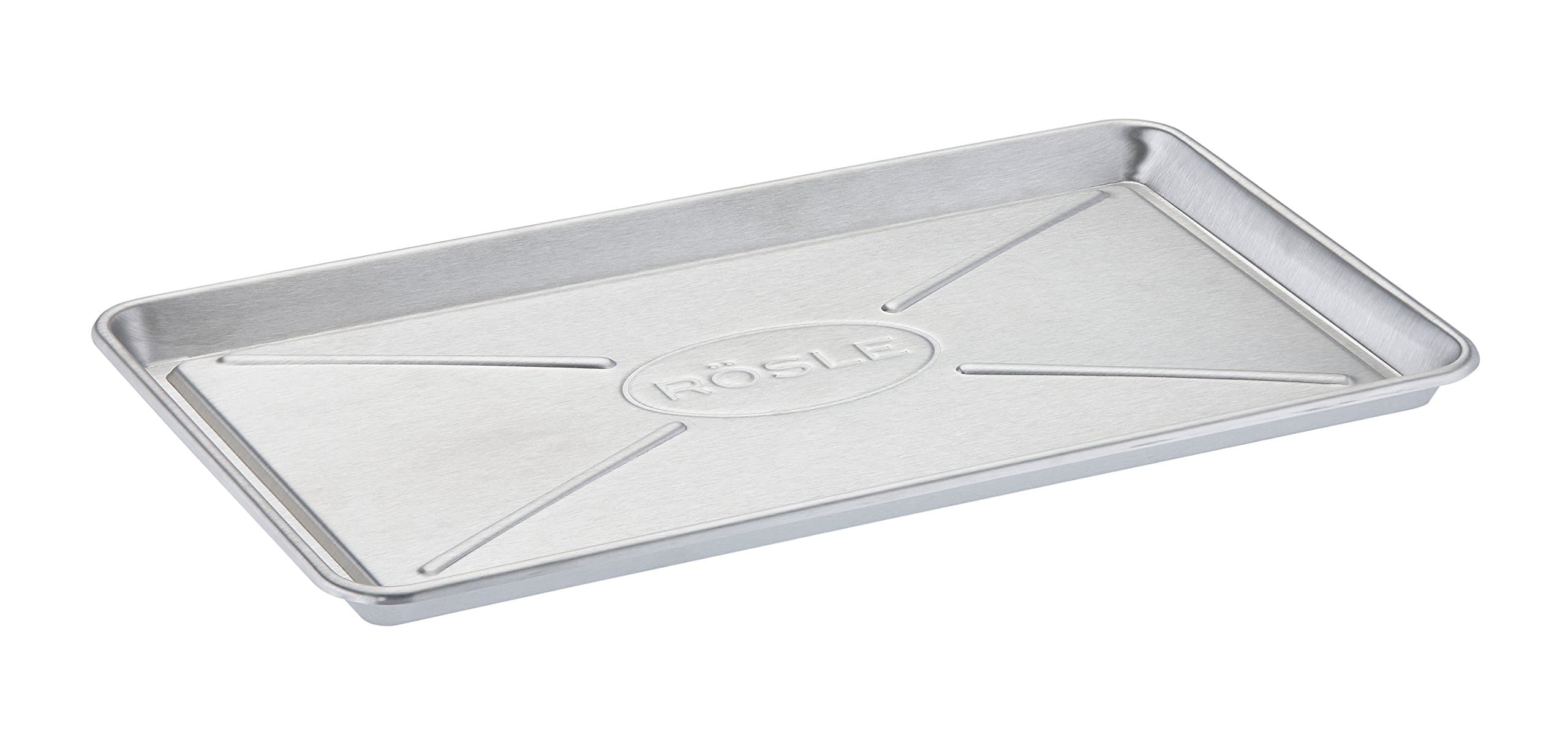 RÖSLE Barbecue Universalschale, Hochwertige Edelstahlschale zum Marinieren, Servieren oder als Tropfschale für Gas- und Kohlegrills, Edelstahl 18/10, Spülmaschinengeeignet, 36 x 20 x 2 cm 36 x 20 x 2 cm Universalschale Edelstahl Single Angebot bei HelloDeals